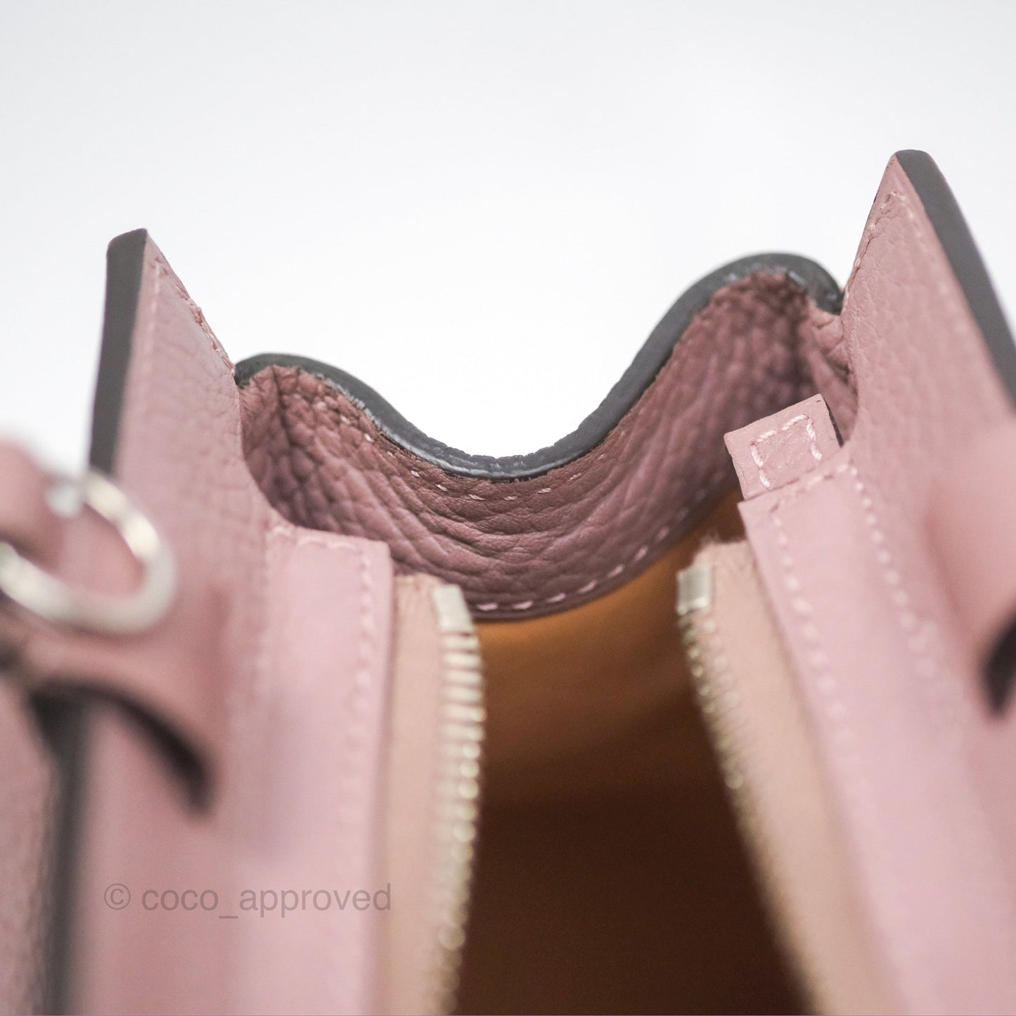 Moynat Pauline PM Bag Purple Calfskin Silver Hardware