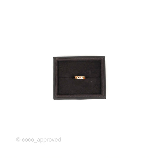 Hermes Ever Herakles Band Ring Rose Gold Size 52
