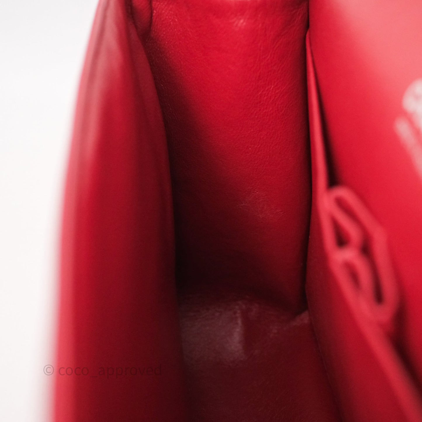 Chanel Jumbo Double Flap Red Caviar Silver Hardware⁣⁣