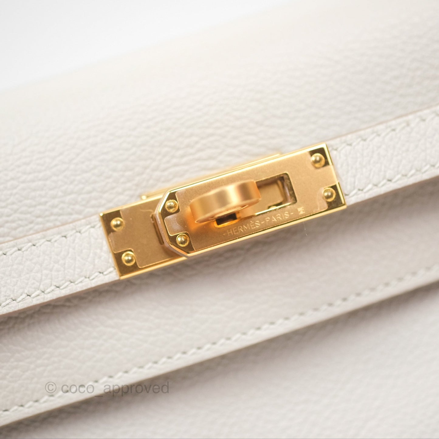 Hermès Kelly Danse II Bag Gris Perle 80 Evercolor Gold Hardware