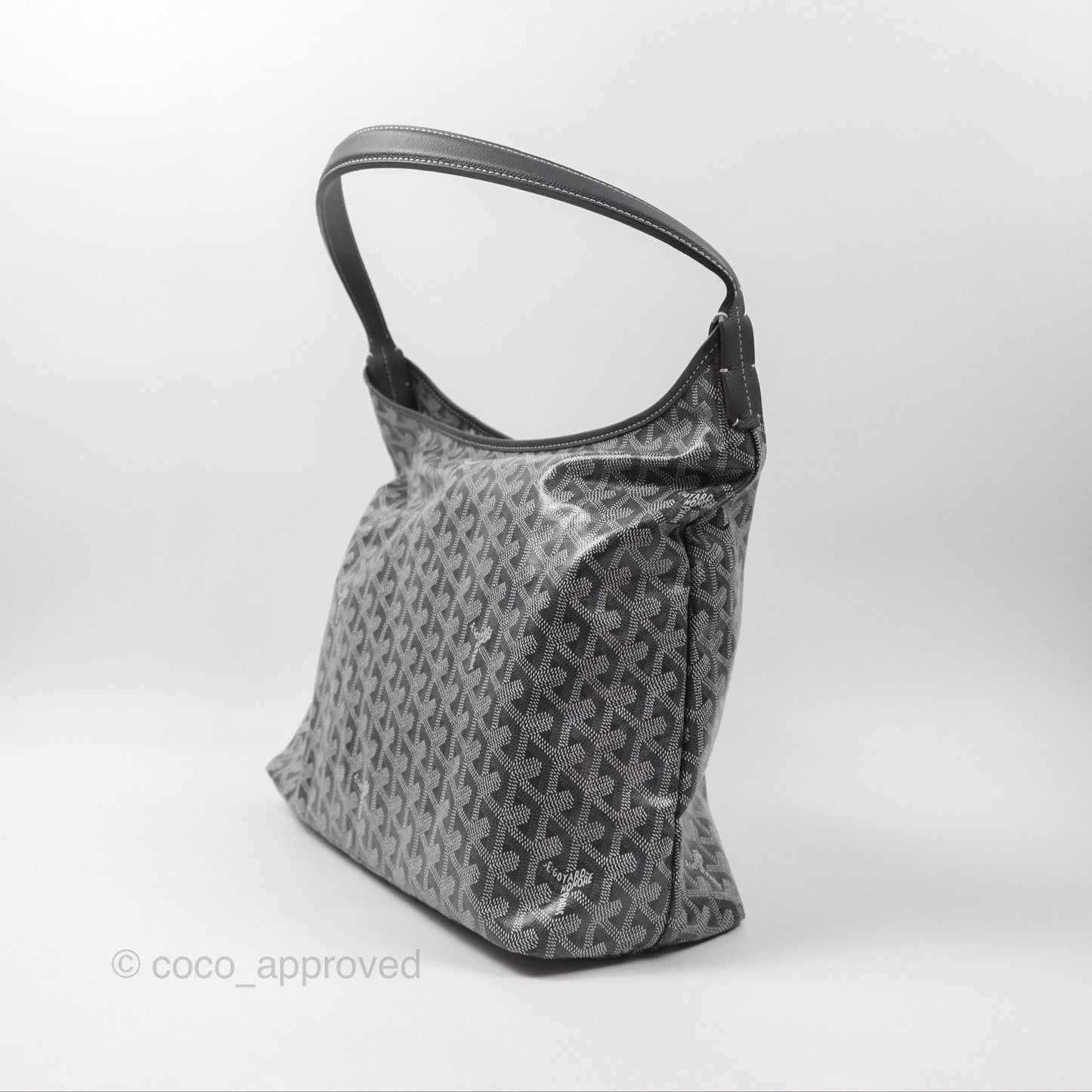 Goyard Bohème Hobo Bag Grey Goyardine Canvas