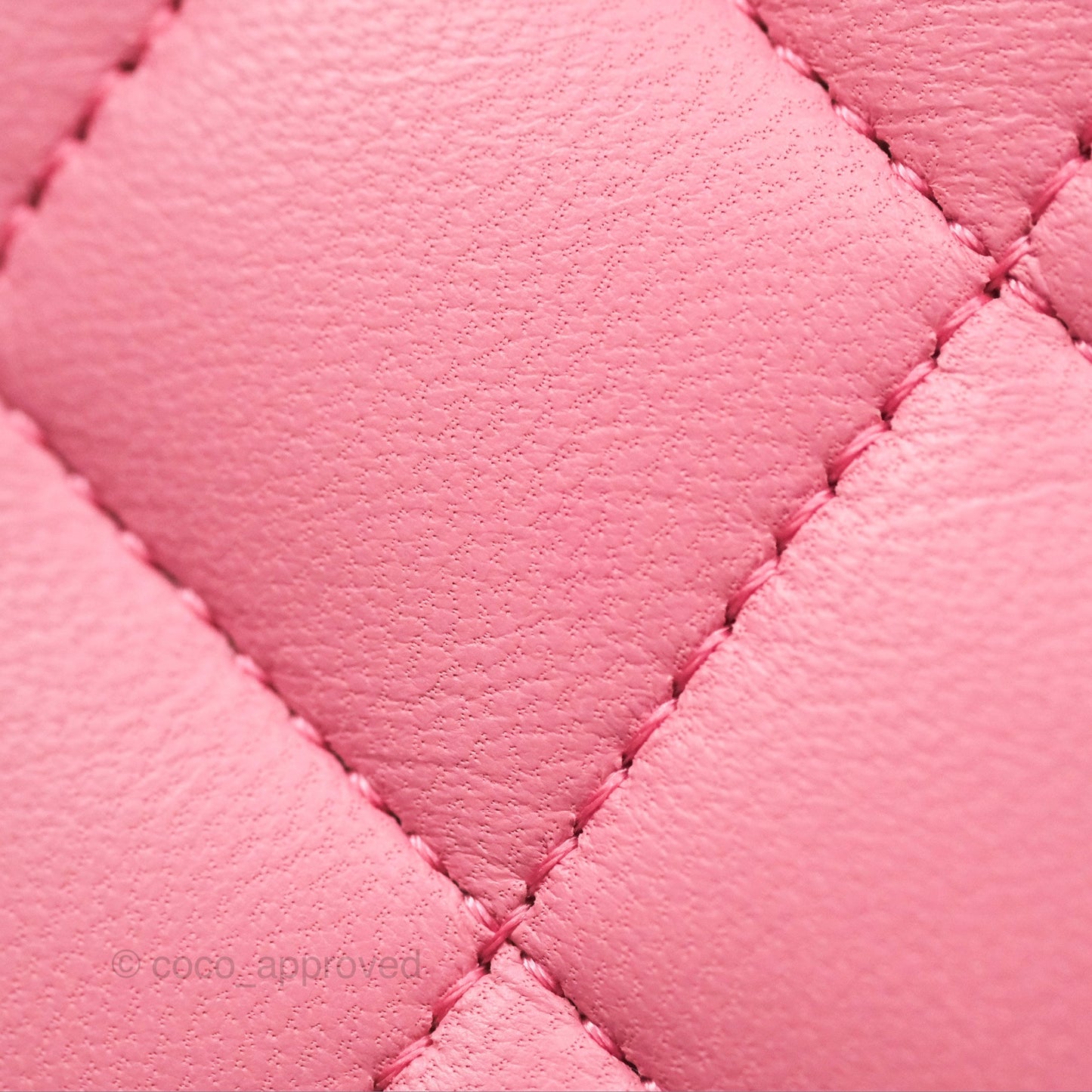 Chanel Small Classic Quilted Flap Pink Lambskin Gold Hardware
