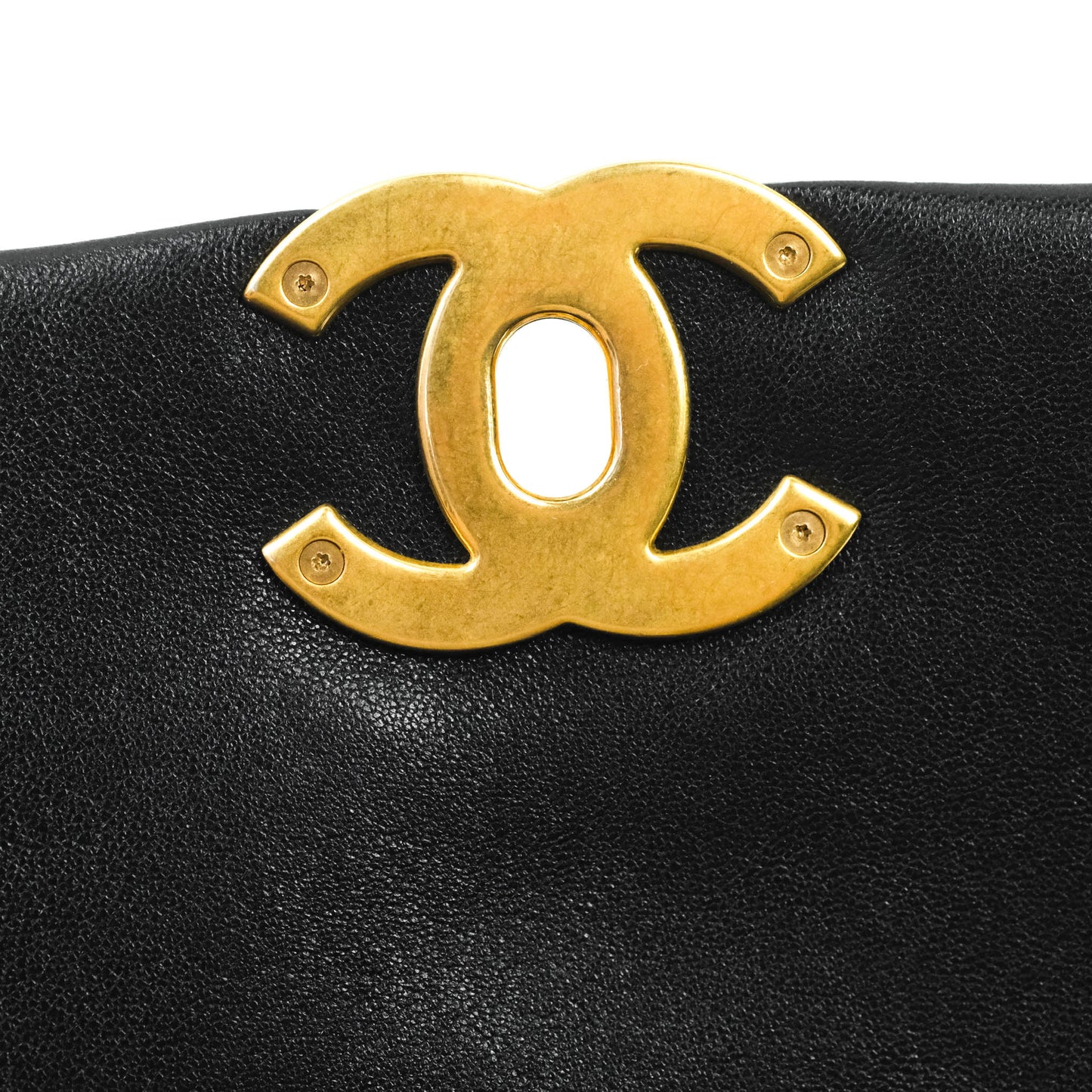 Chanel 19 Small Black Goatskin Mixed Hardware