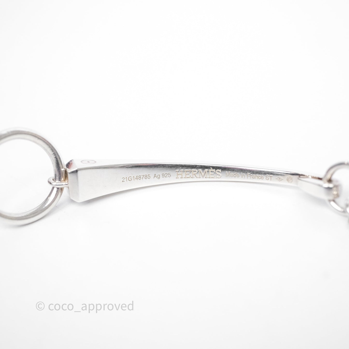 Hermès Clou de forge Bracelet Sterling Silver