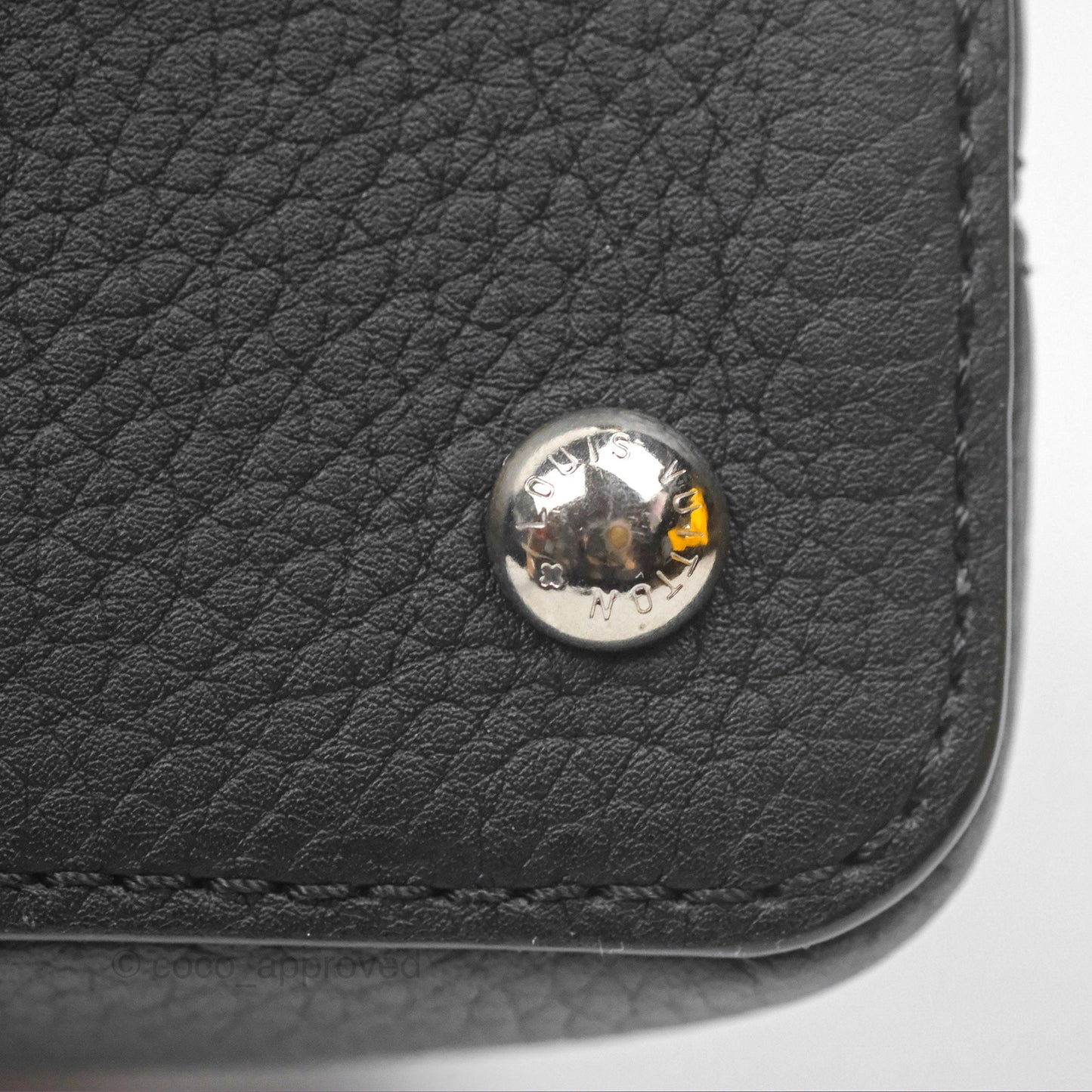 Louis Vuitton Capucines Mini Black in Taurillon Leather and Shiny Python leather