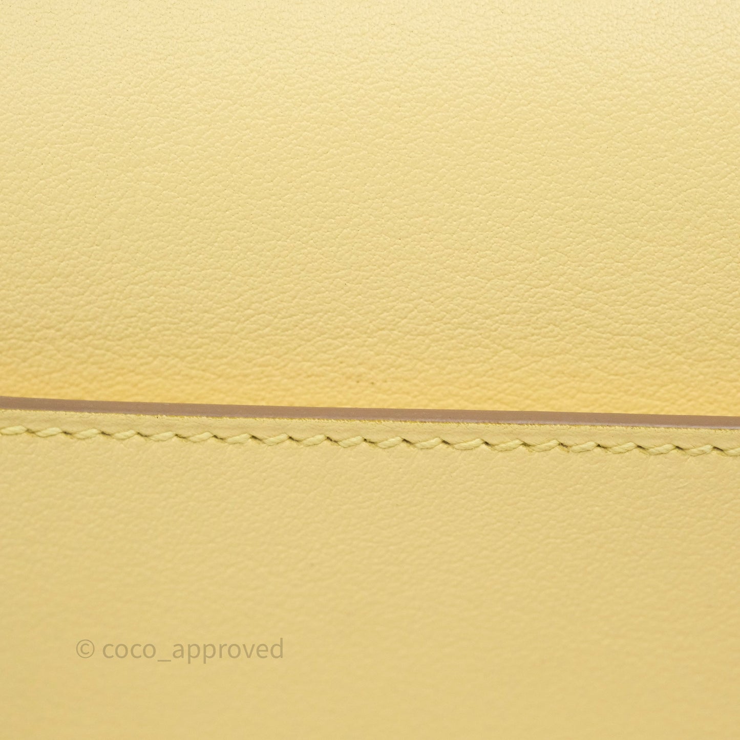 Hermès Roulis Mini 18 Jaune Poussin 1Z Swift Gold Hardware