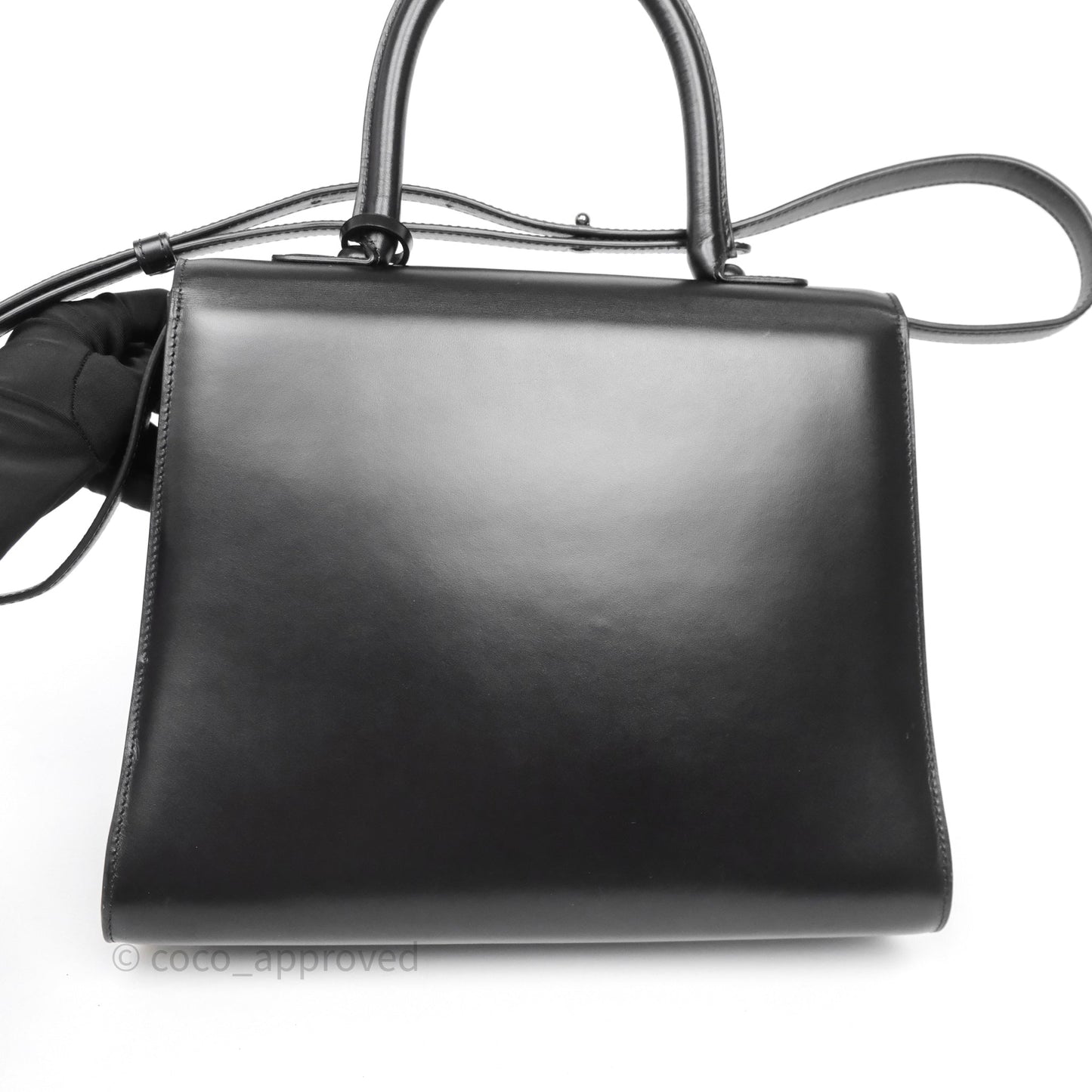 Delvaux Brillant MM Calfskin Black