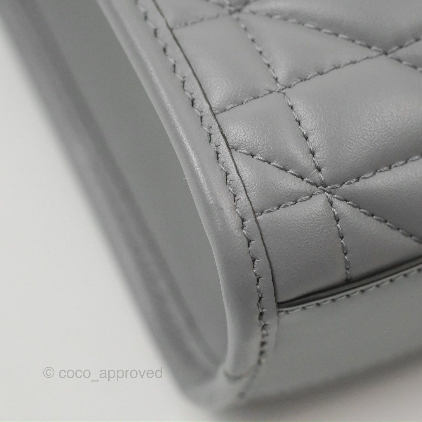 Gucci Mini GG Marmont Vertical Tote Bag Grey Silver Hardware