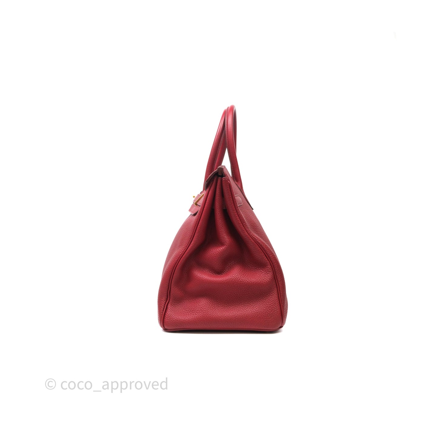 Hermès Birkin 35 Red Togo Gold Hardware