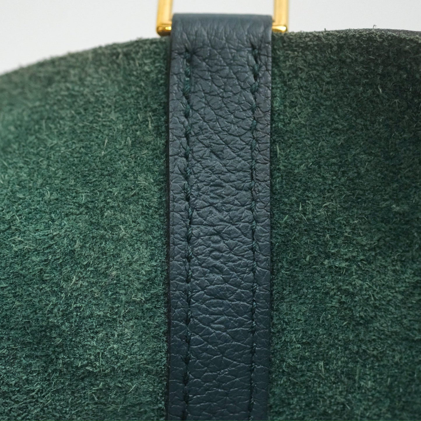 Hermès Picotin 22 Vert Cypress 6O Clemence Gold Hardware