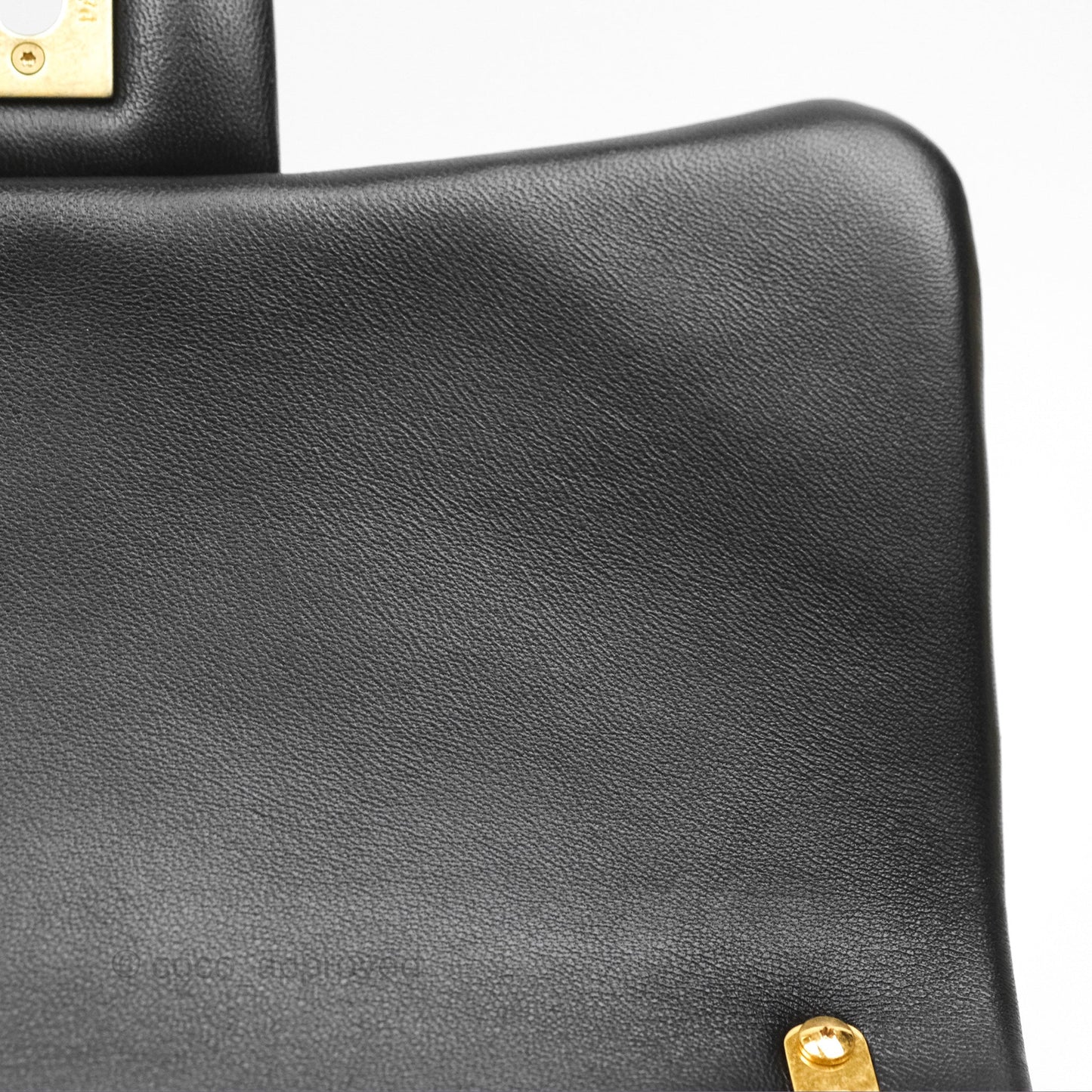Chanel Small Funky Town Black Lambskin Aged Gold Hardware