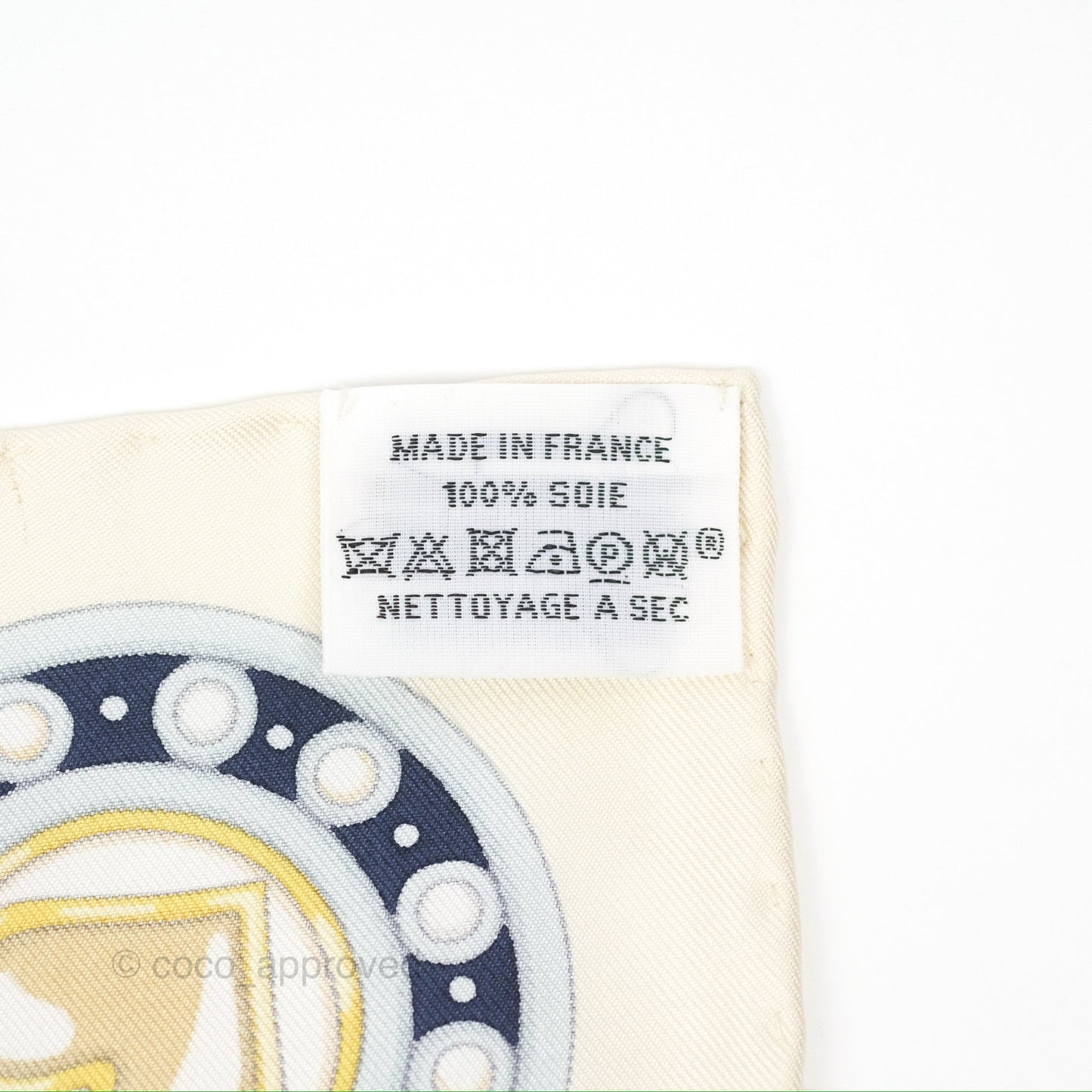 Hermès Harnais de Coeur Scarf 90