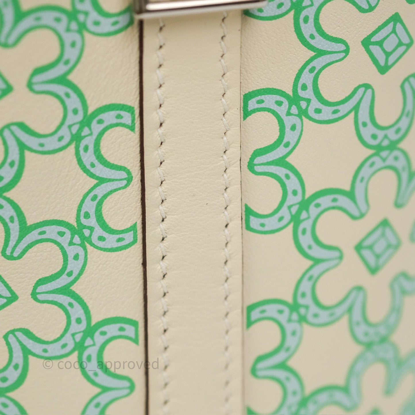 Hermes Micro Picotin 14 Lucky Daisy Nata I2 Vert Swift Palladium Hardware