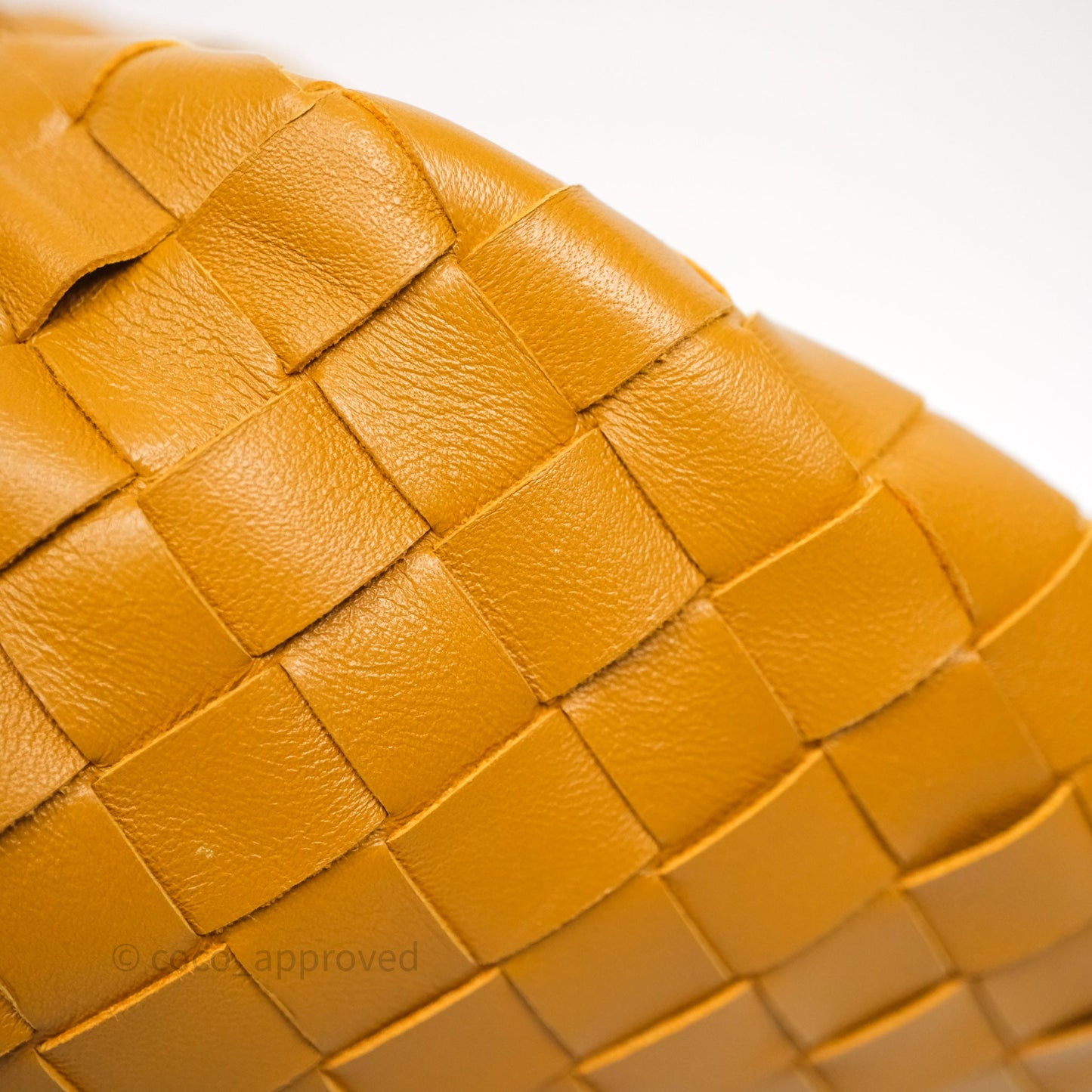 Bottega Veneta Teen Jodie Caramel Intrecciato Lambskin