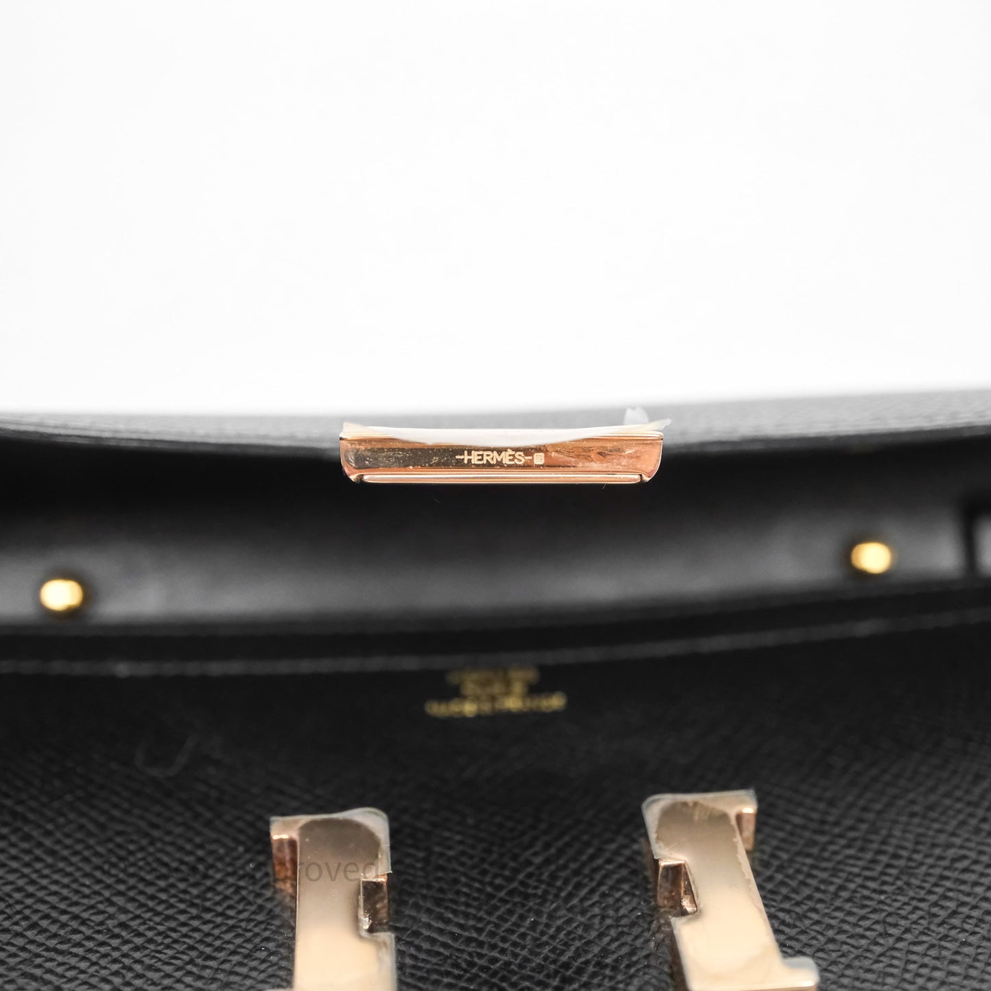 Hermès Constance Long To Go Wallet Black Noir 89 Epsom Rose Gold Hardware