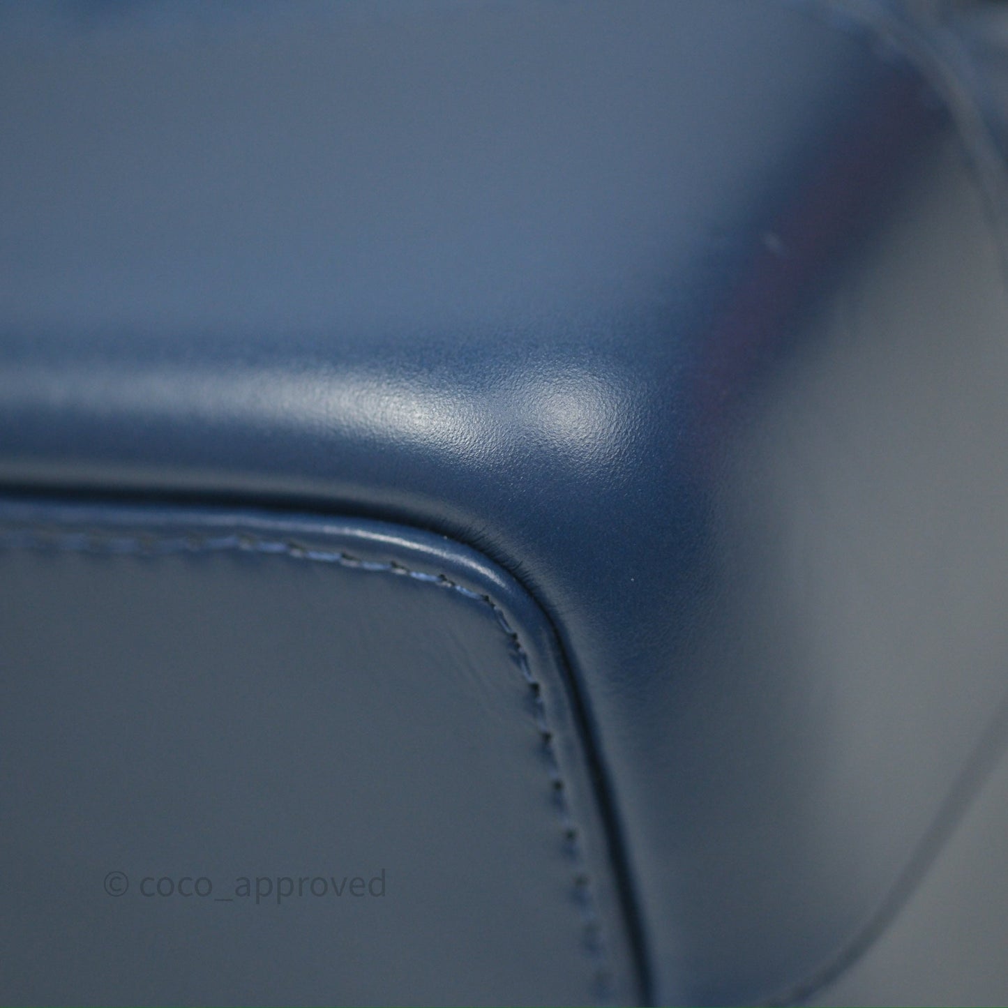 Chanel Small Gabrielle Backpack Blue Aged Calfskin