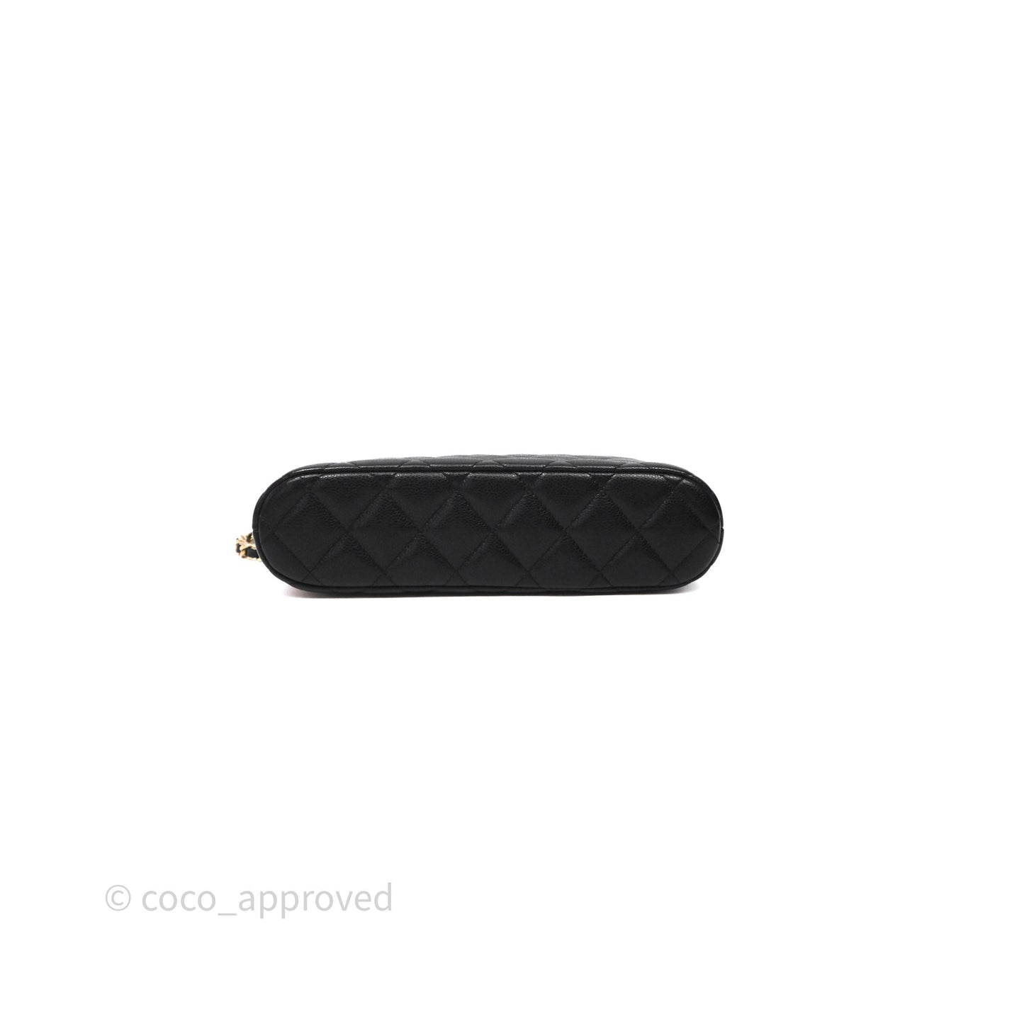 Chanel Clutch on Chain Black Caviar Gold Hardware
