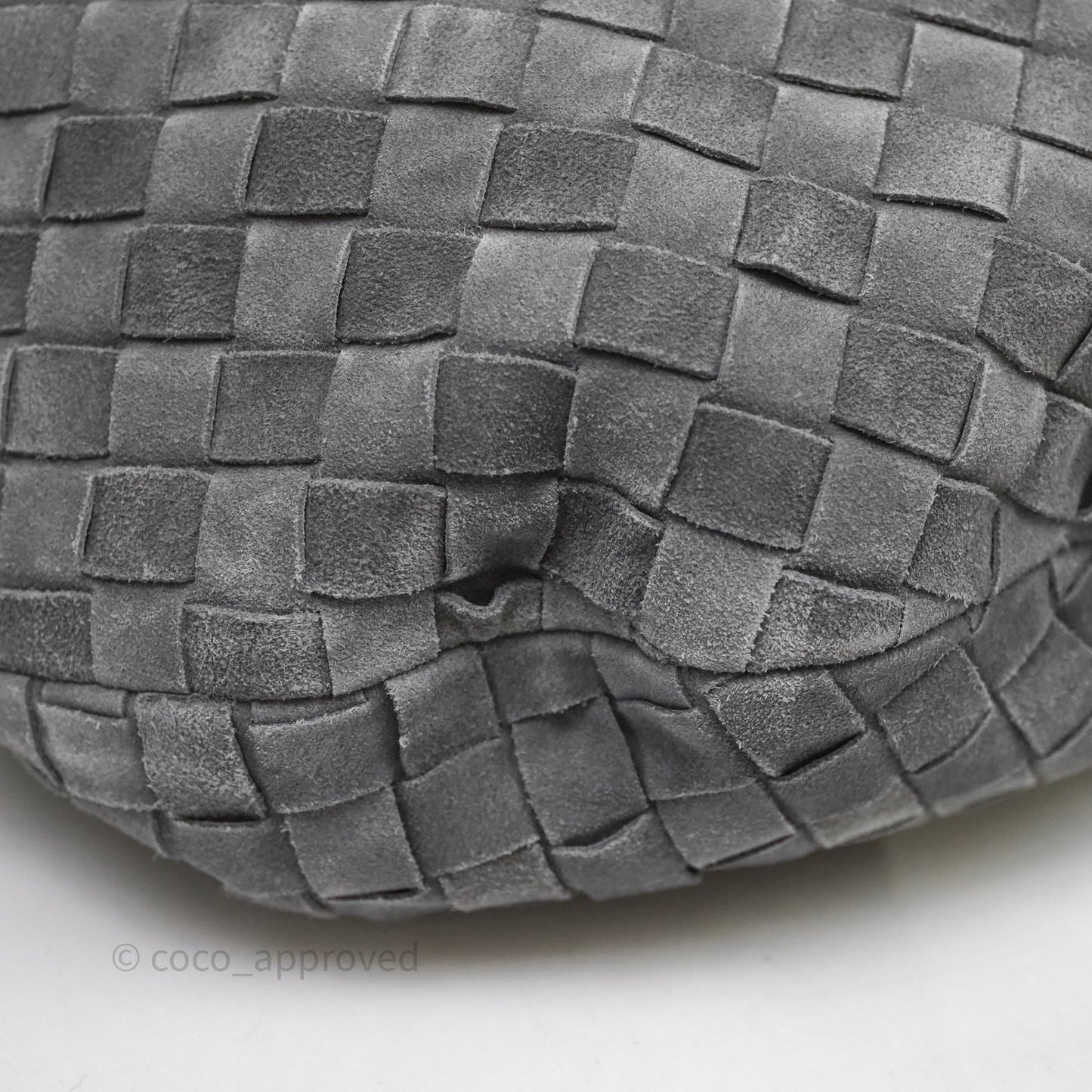 Bottega Veneta Classic Jodie Cloudy Indigo Suede Intrecciato