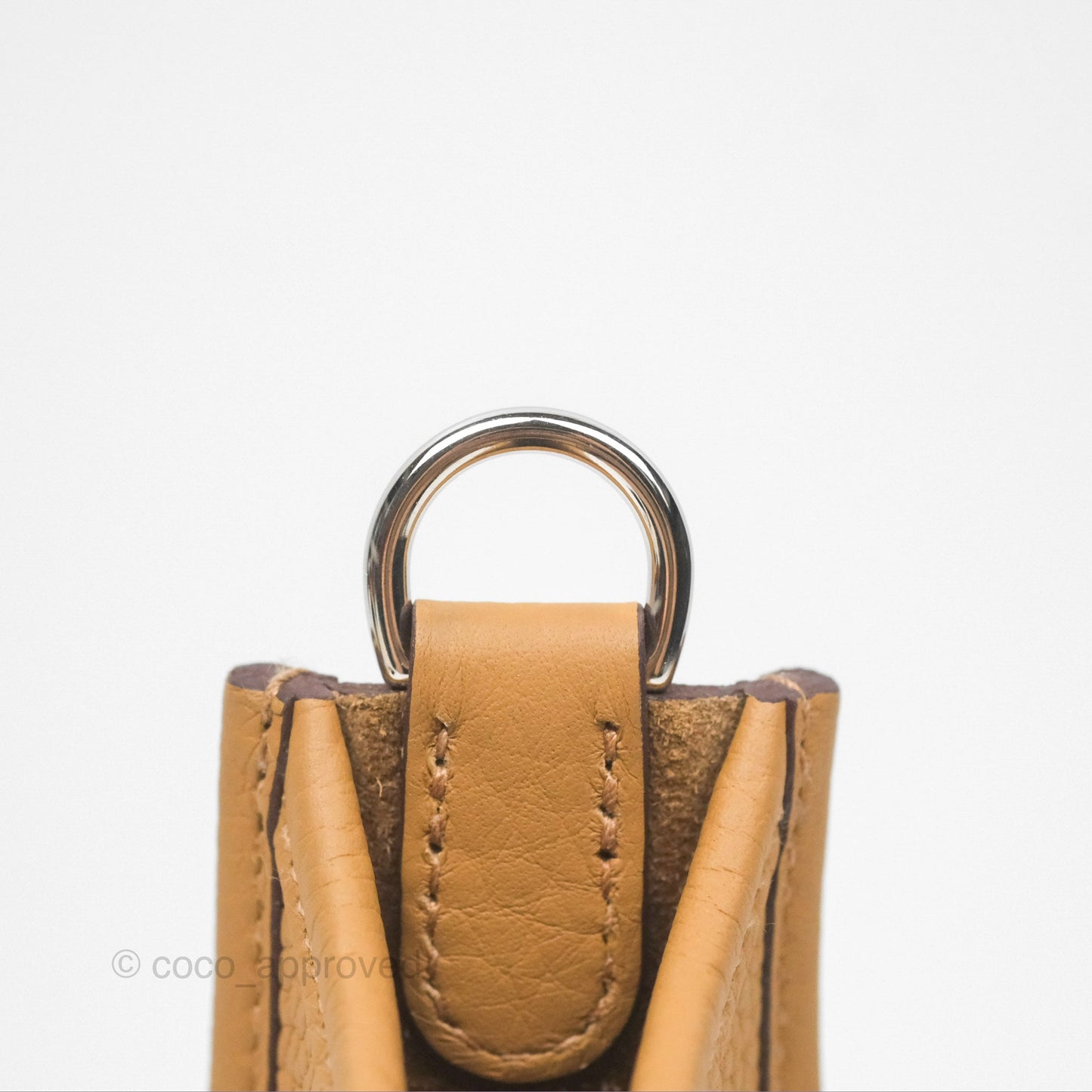 Hermès Mini Evelyne 16 Biscuit 48 Clemence Palladium Hardware