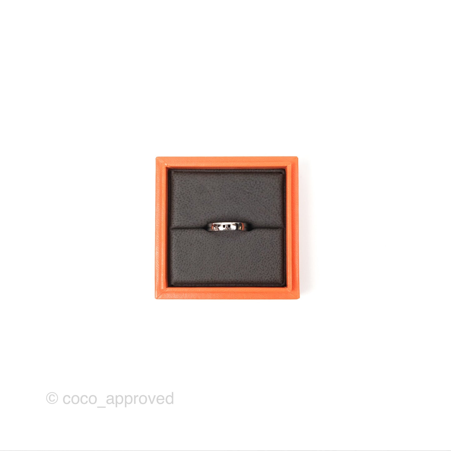 Hermès Ever Herakles Wedding Band Platinum Size 52