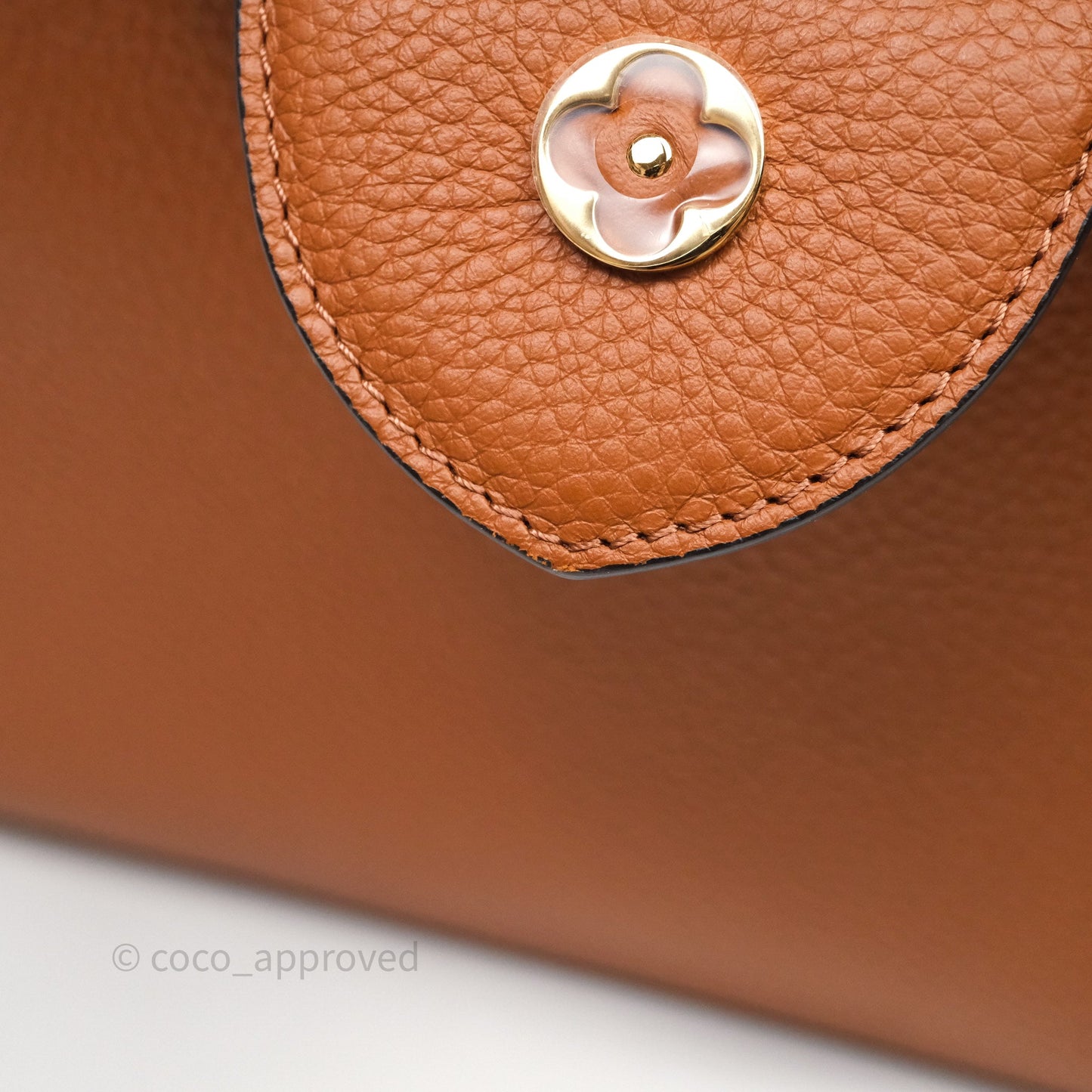 Louis Vuitton Taurillon Capucines BB Tan Gold Hardware