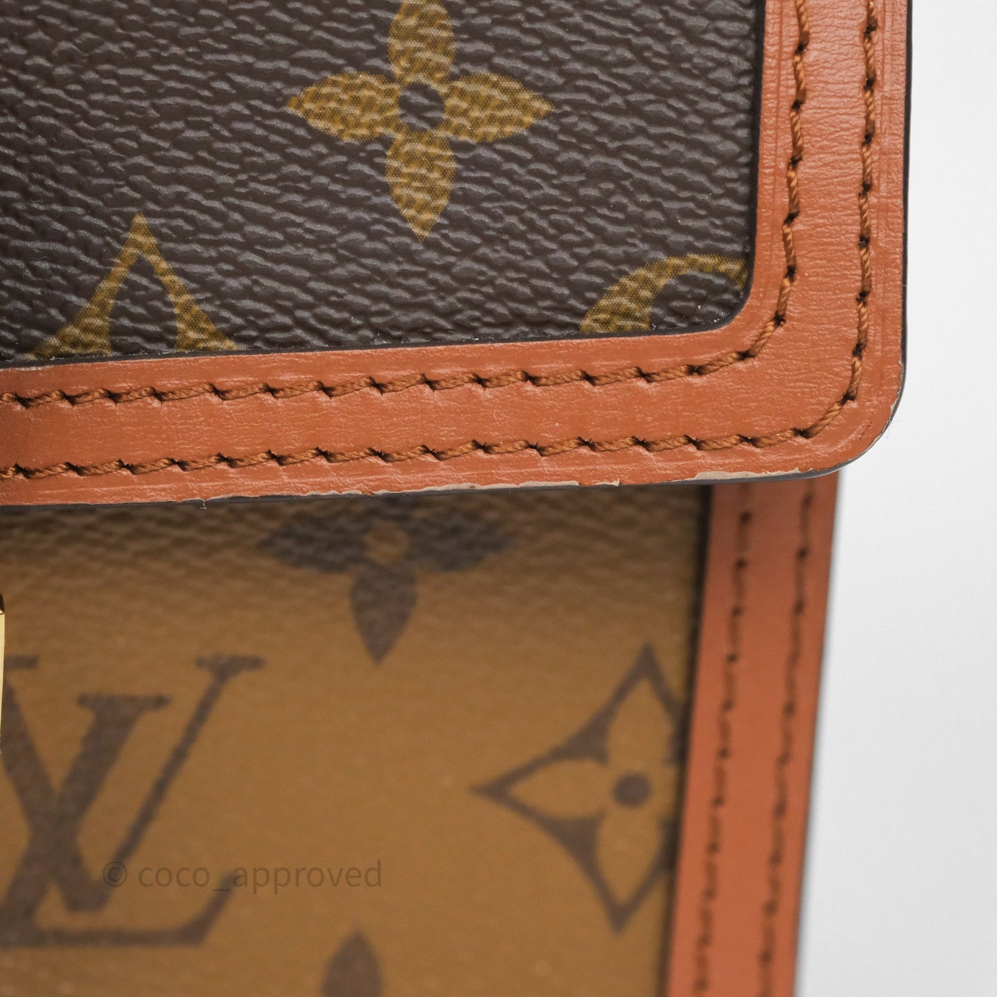Louis Vuitton Chain Wallet Dauphine Monogram Reverse