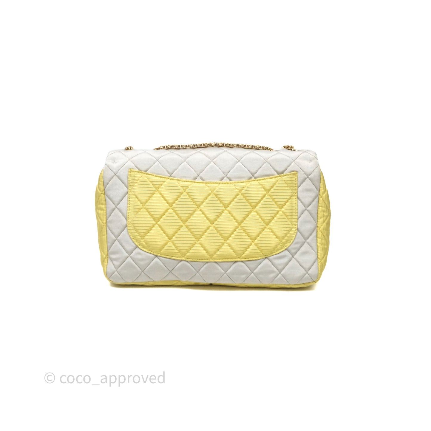 Chanel Reissue Flap Bag Tricolor Pastel Satin Aged Gold Hardware