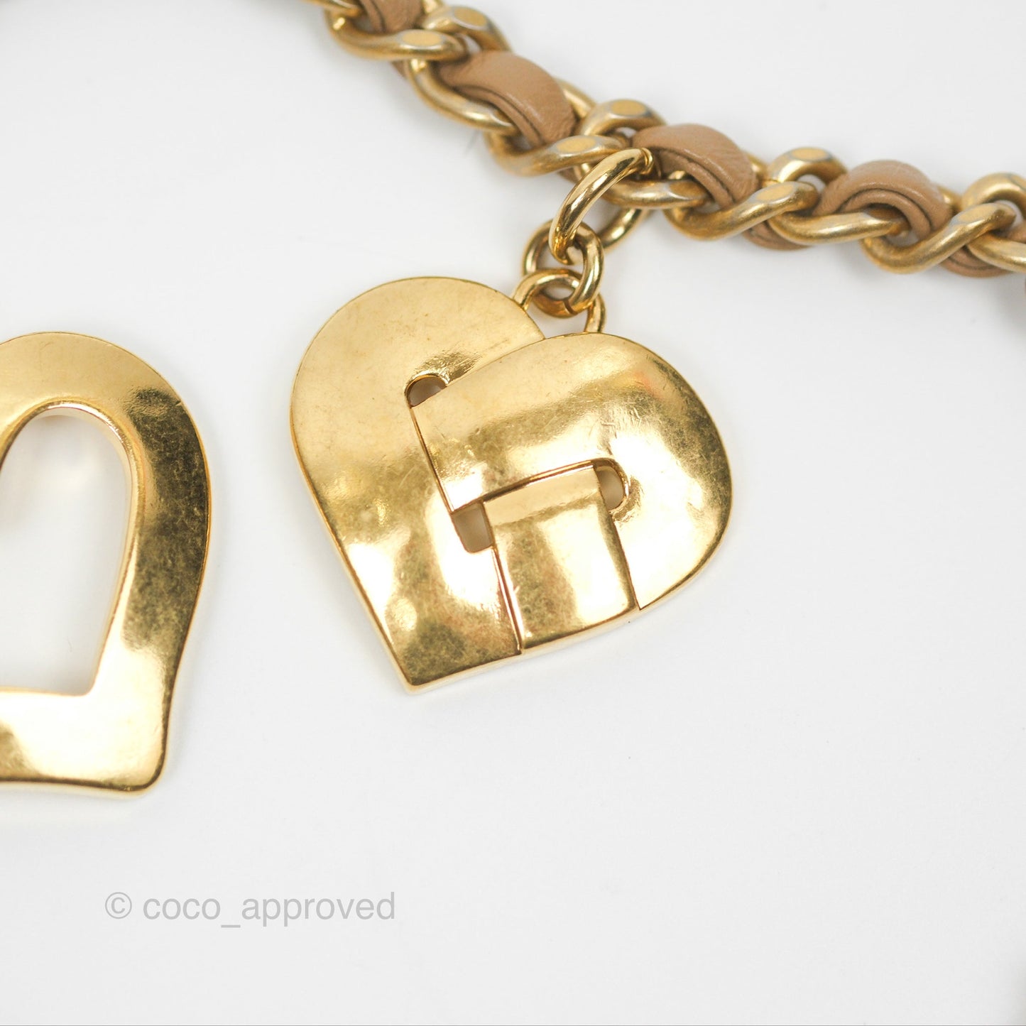 Chanel Mini Flap Bag With Heart CC Charm Dark Beige Lambskin Aged Gold Hardware