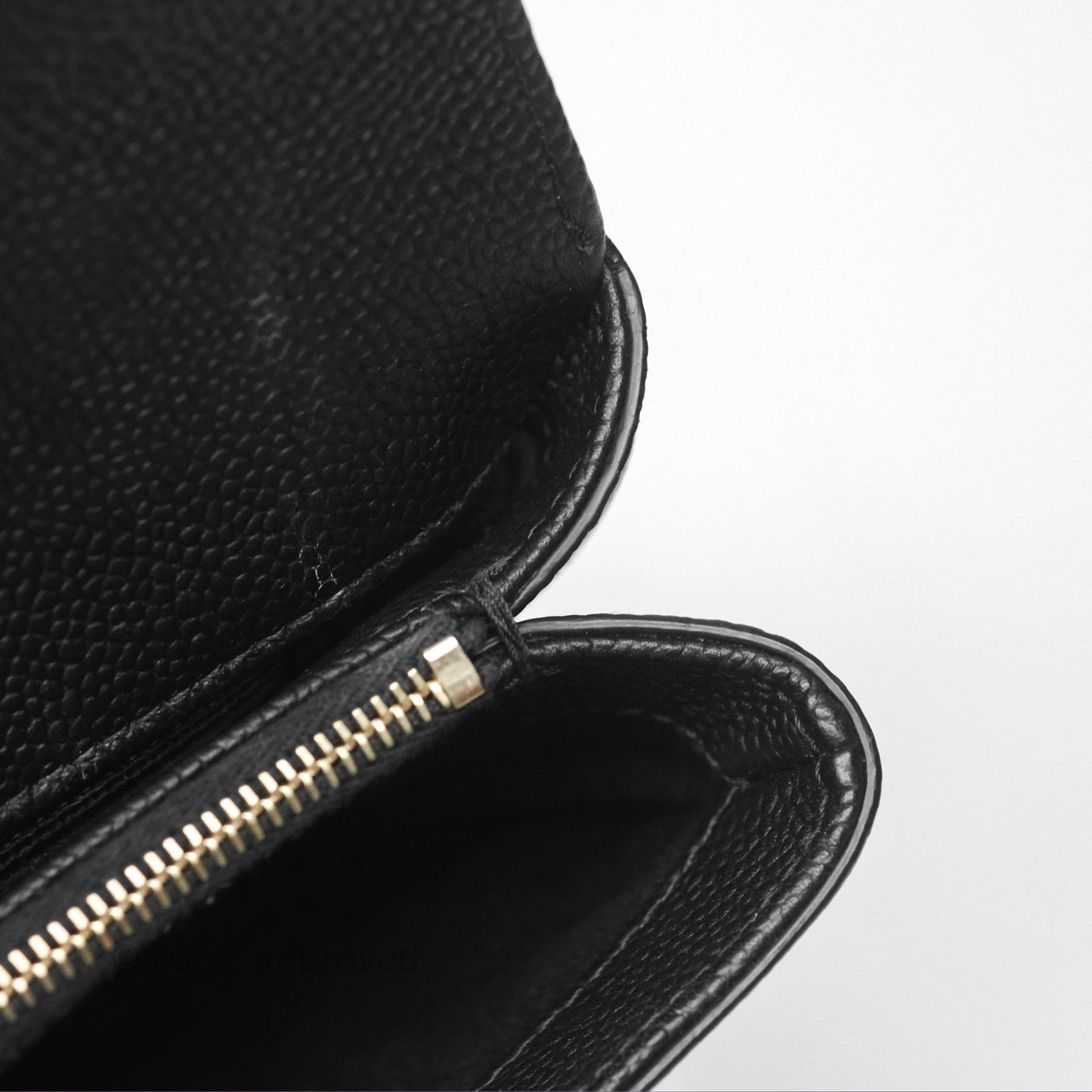 Chanel Small Chic Affinity Grained Calfskin Black Aged Gold Hardware