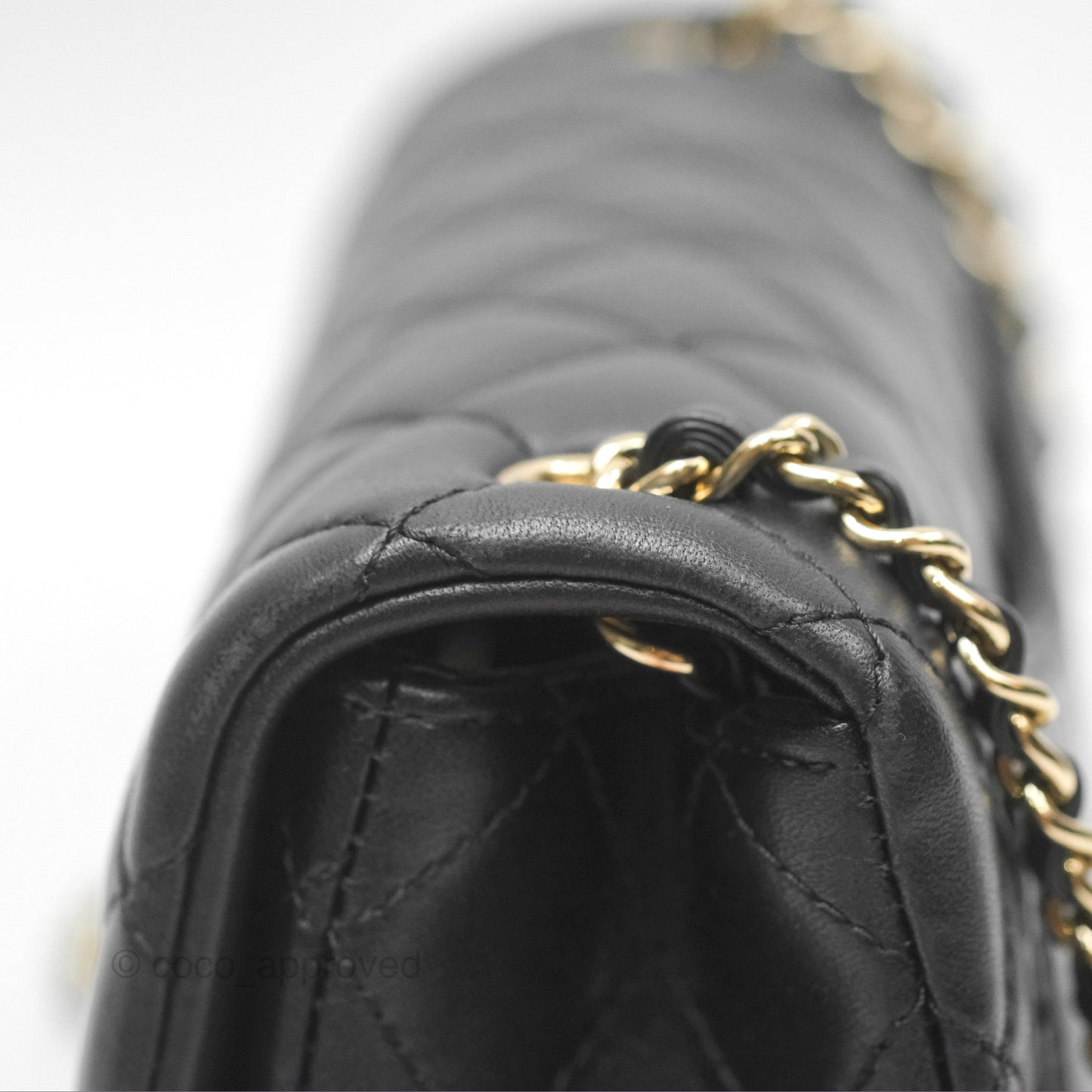 Chanel Ball Crush Mini Rectangular Black Lambskin Gold Hardware 23C