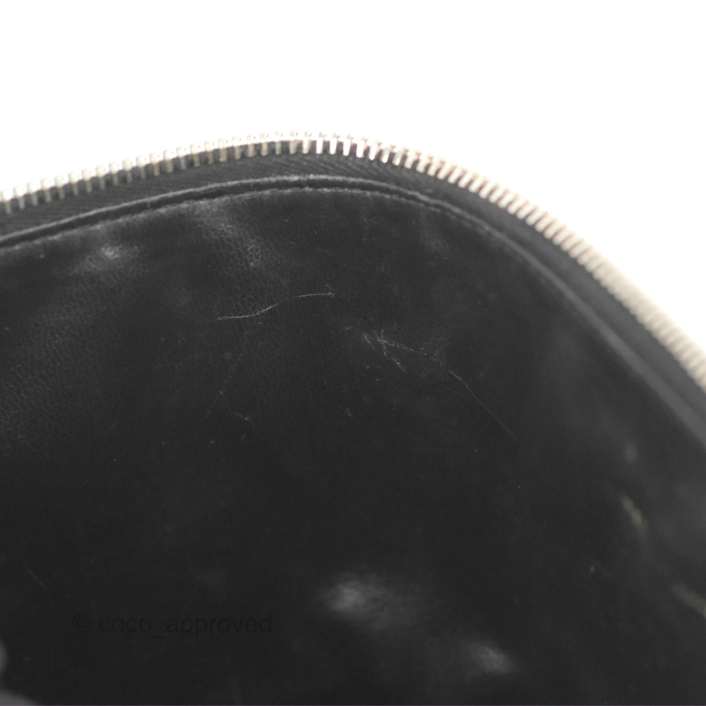Chanel Vintage Vanity Case Black Caviar Gold Hardware