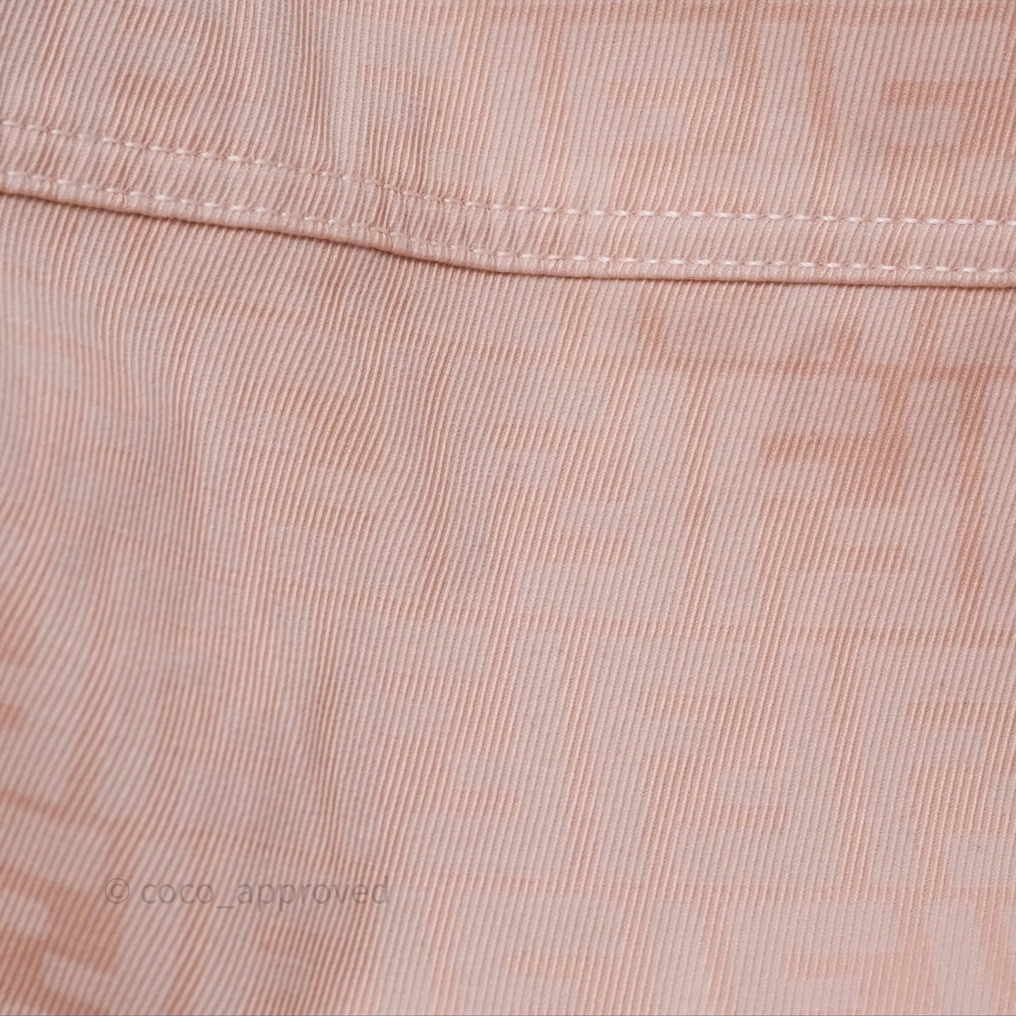 Fendi Denim FF Belted Jacket Pink