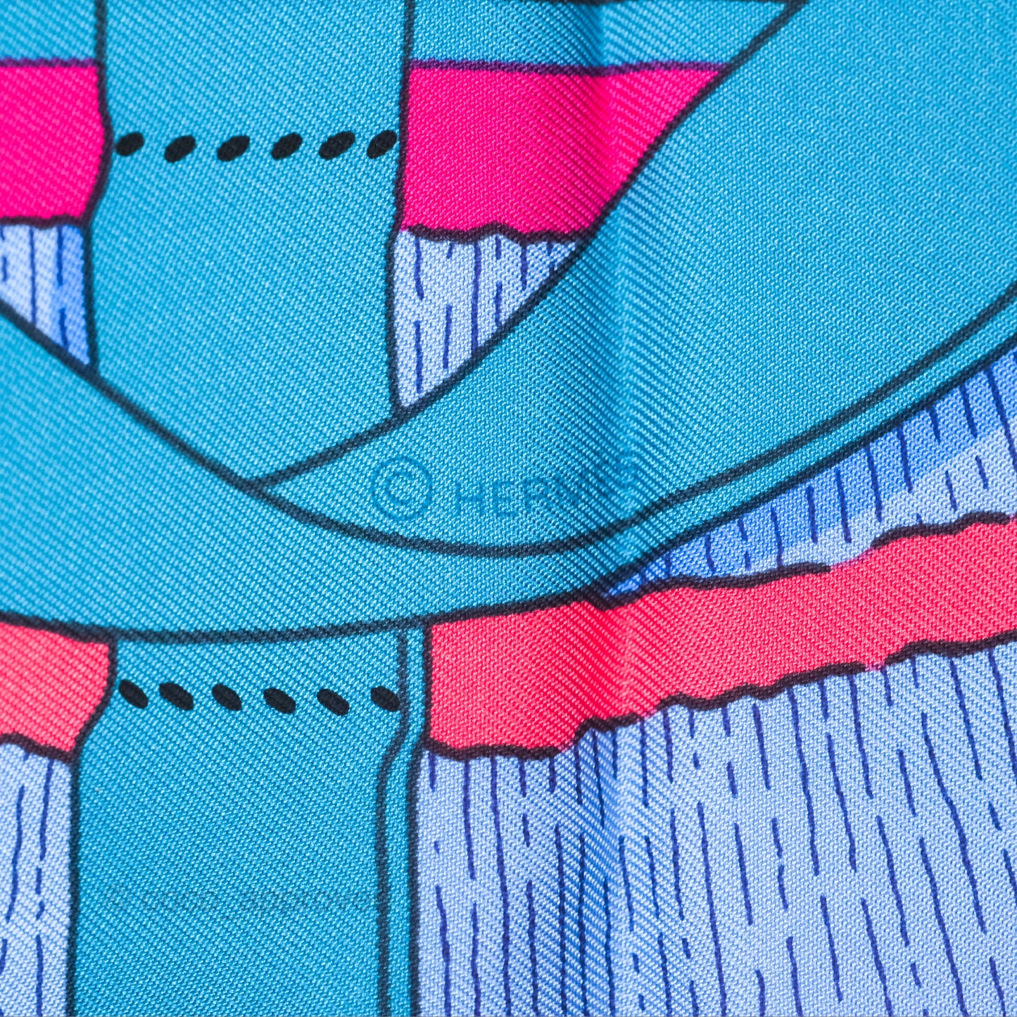 Hermes Mors a Jouets Silk Scarf 90