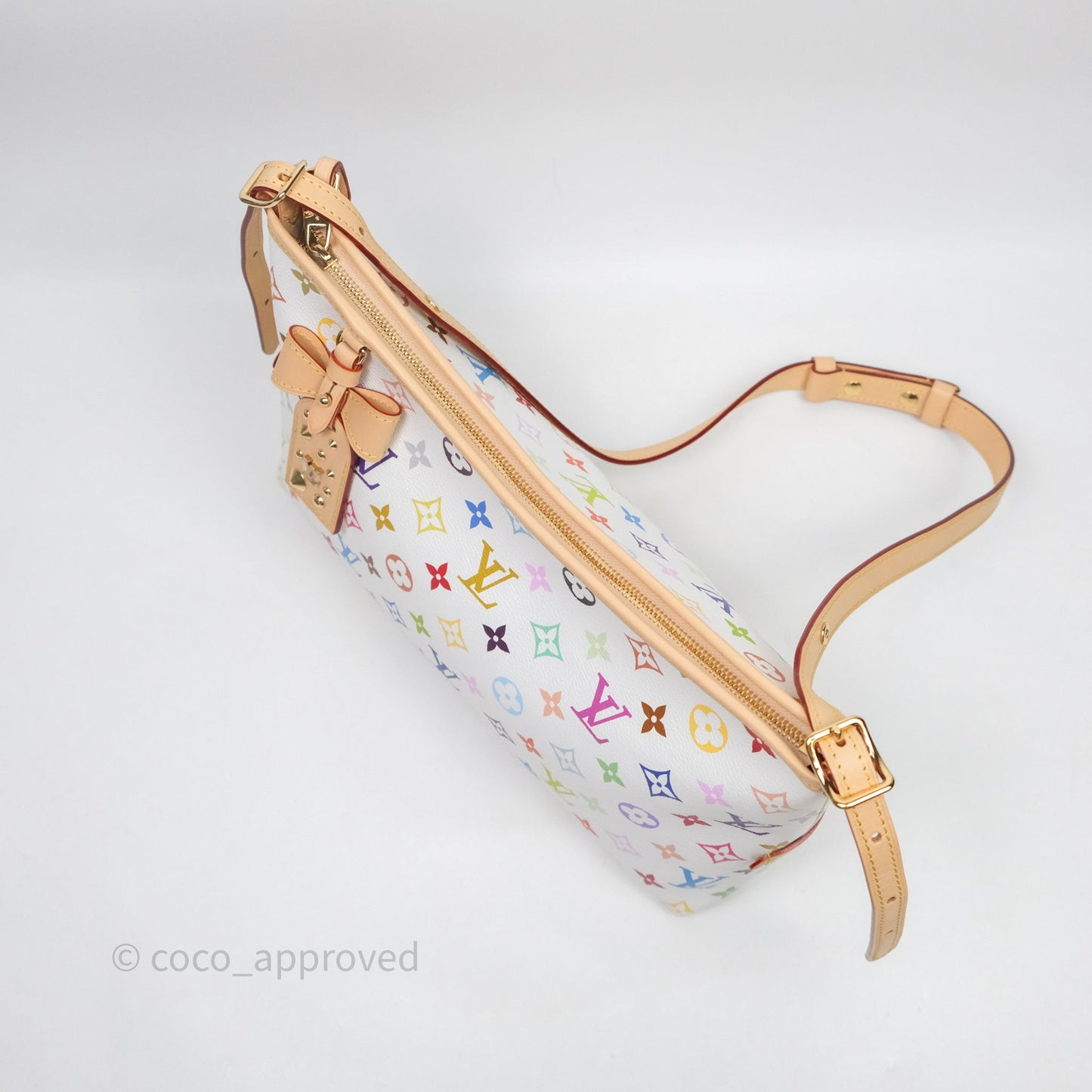 Louis Vuitton x Murakami Carryall East West White Monogram Multicolor
