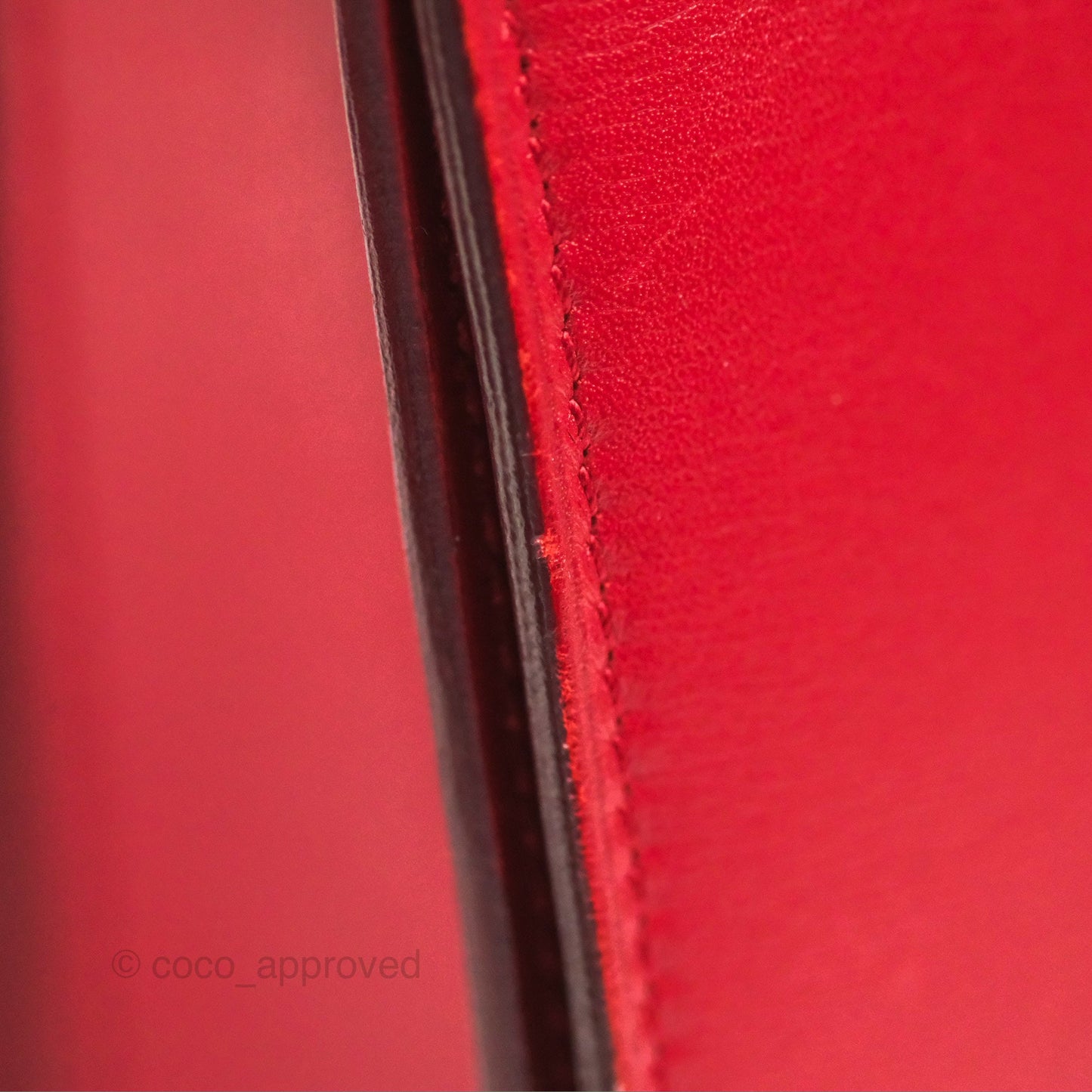 Celine Medium Classic Box Flap Red Calfskin