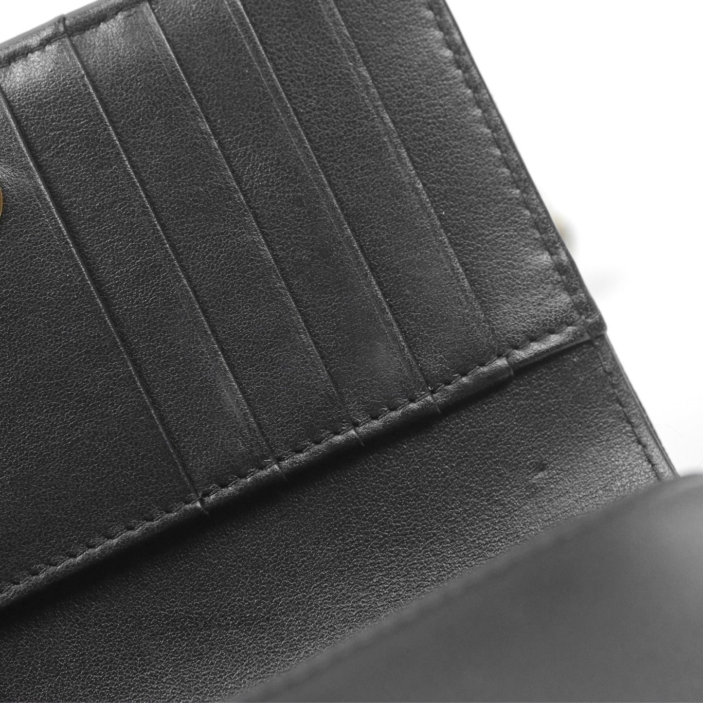 Chanel Mini Boy Quilted Wallet on Chain WOC Black Caviar Gold Hardware