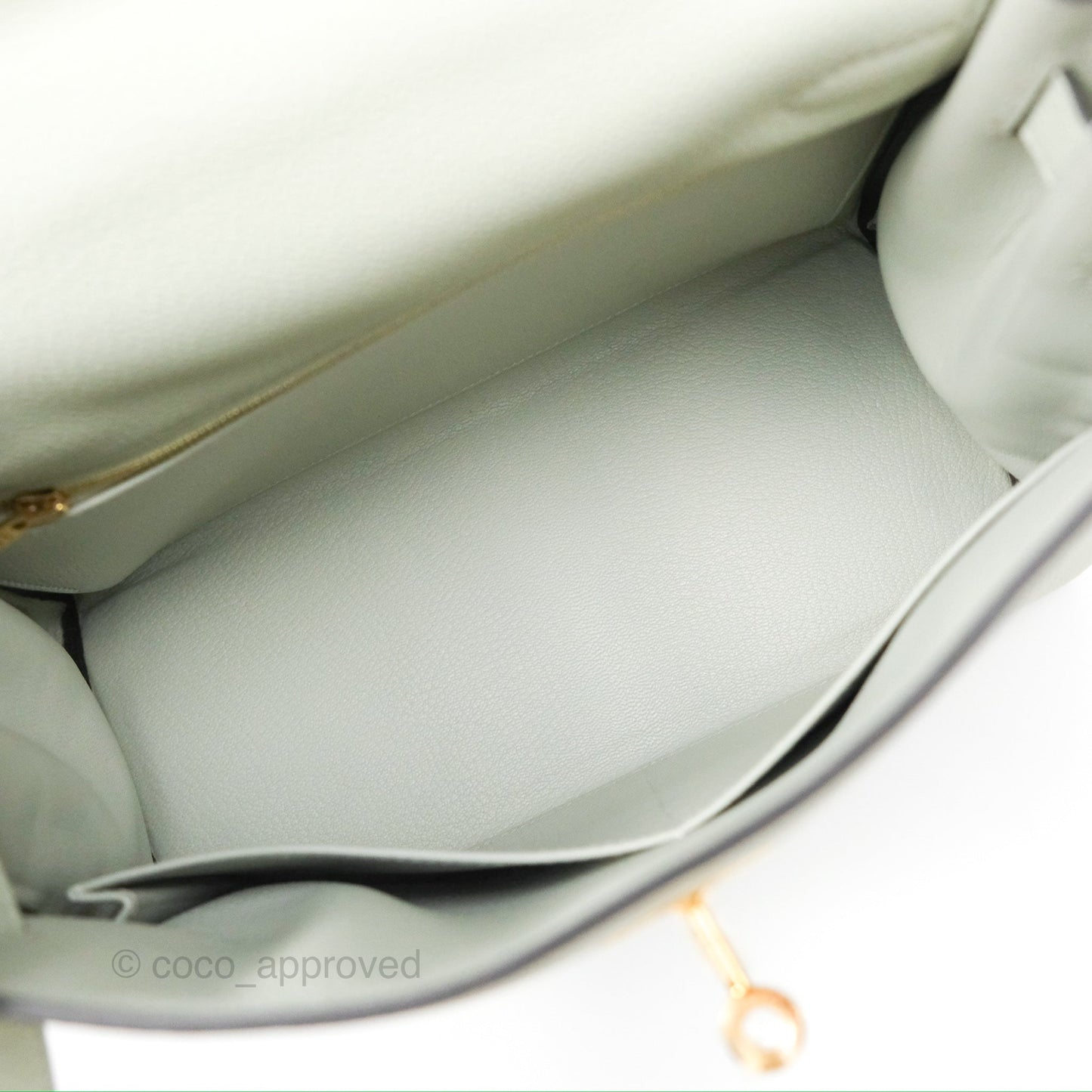 Hermès Kelly II 28 Retourne Togo Gris Neve Gold Hardware