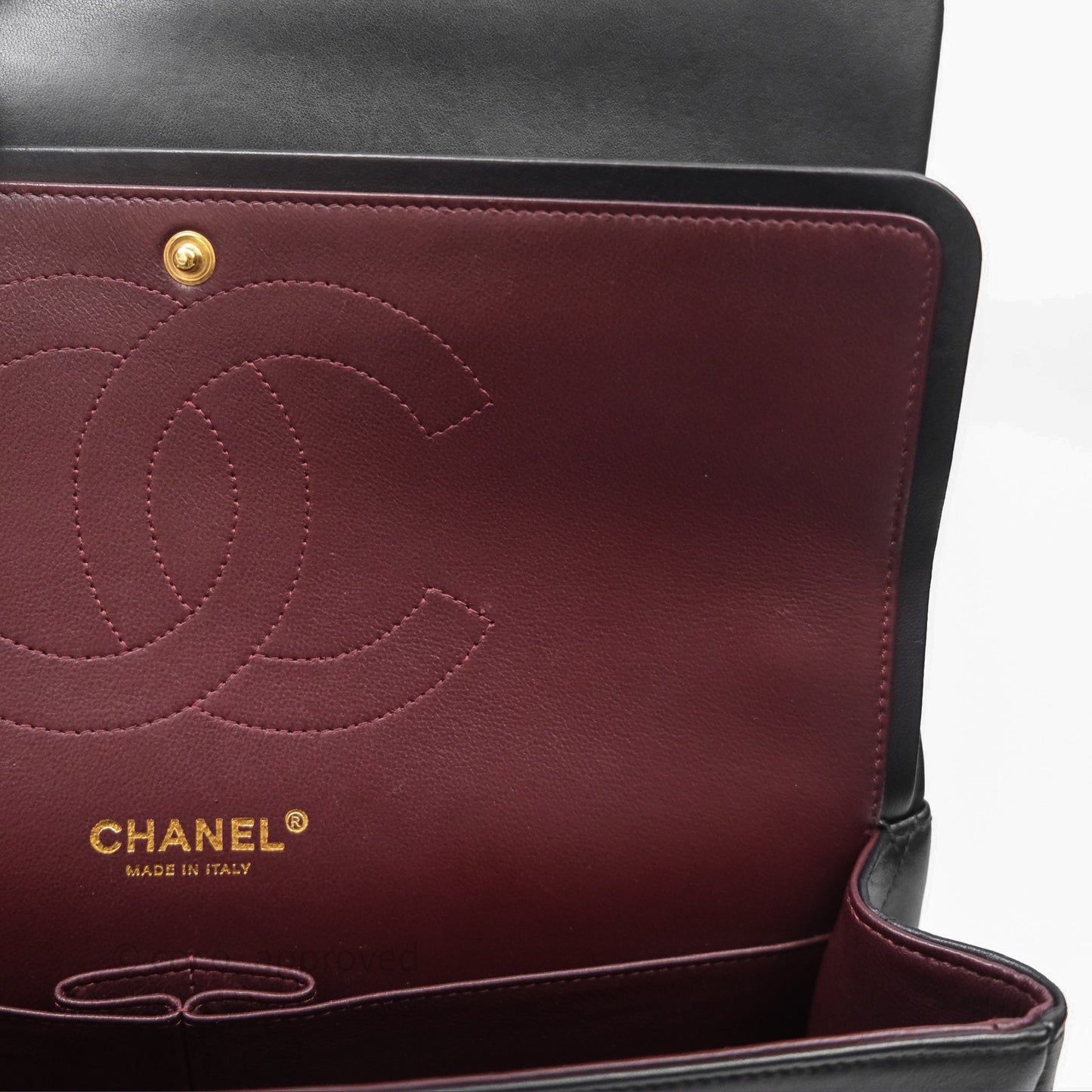 Chanel Jumbo Double Flap Black Lambskin Gold Hardware