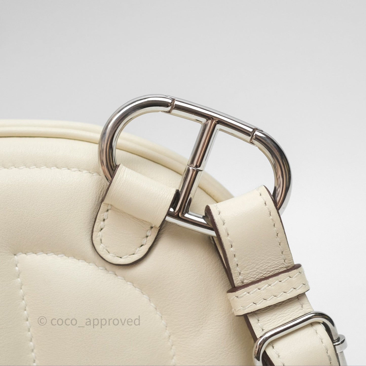 Hermes In-The-Loop Belt Bag Nata I2 Swift Palladium Hardware