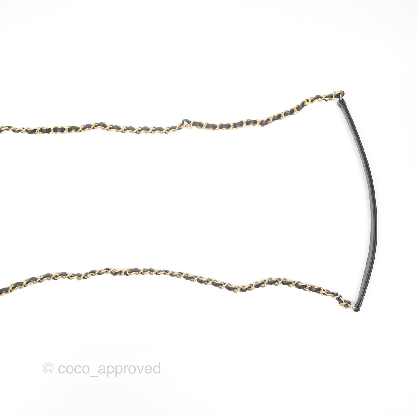 Chanel Small Chic Pearls Flap Quilted Black Goatskin Aged Gold Hardware