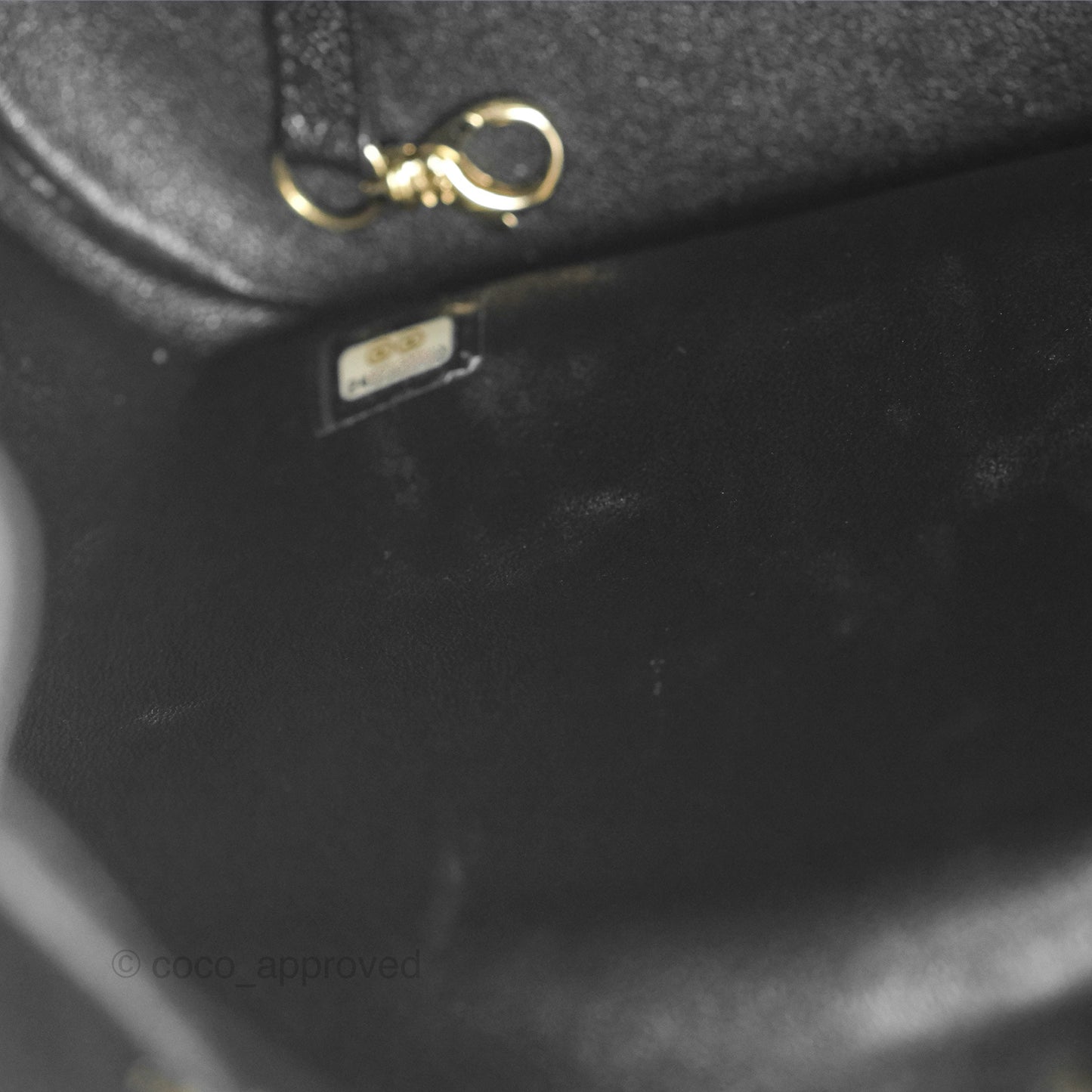 Chanel Quilted Business Affinity Backpack Black Caviar Gold Hardware