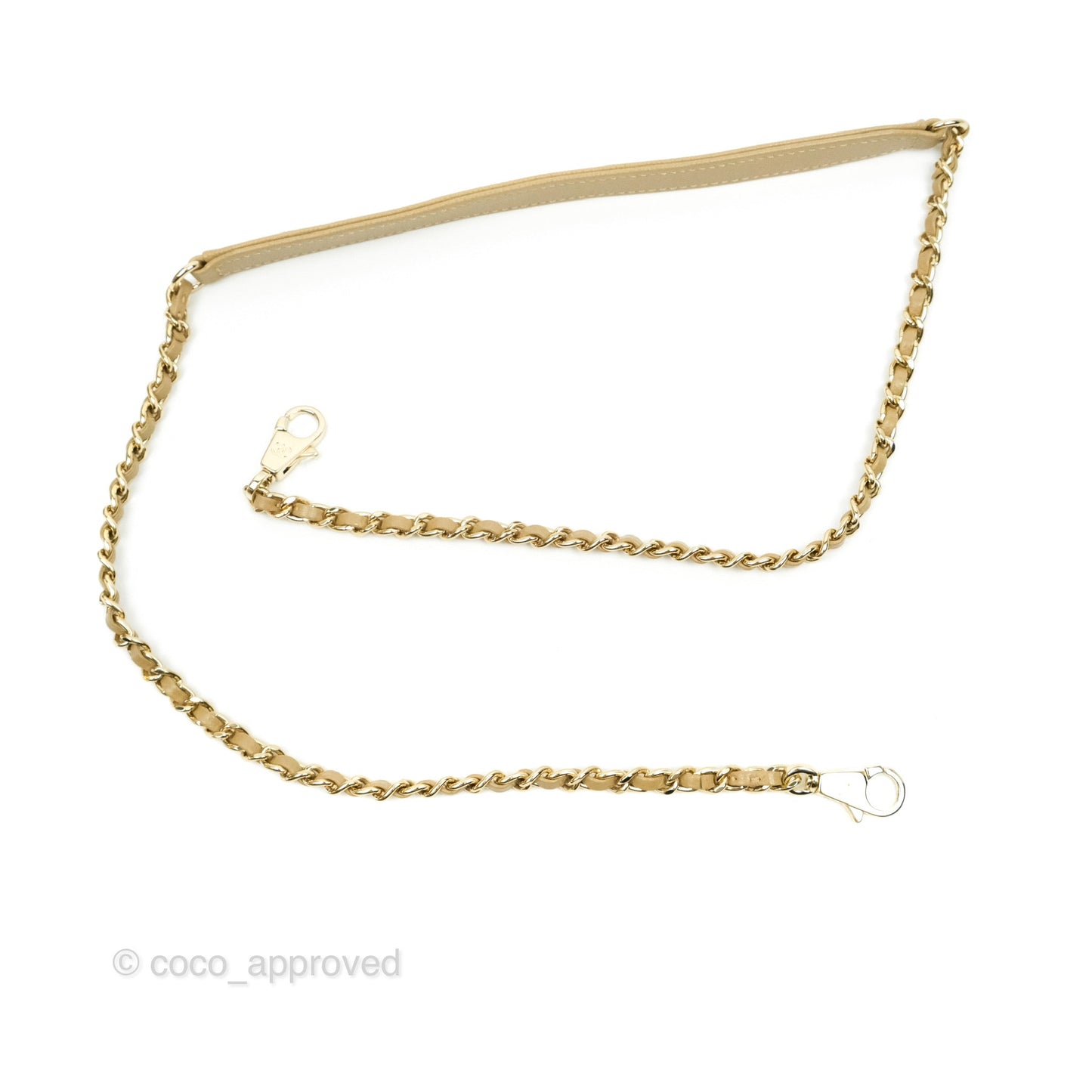 Chanel Small Coco Handle Quilted Dark Beige Caviar Gold Hardware Lizard Embossed Handle 21A