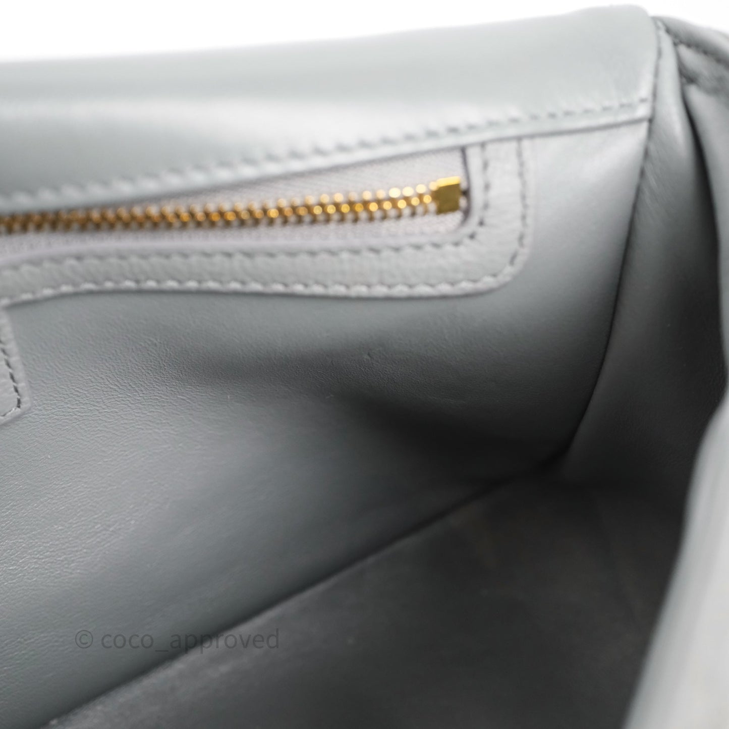 Christian Dior Caro Bag Medium Stone Grey Cannage Calfskin Gold Hardware