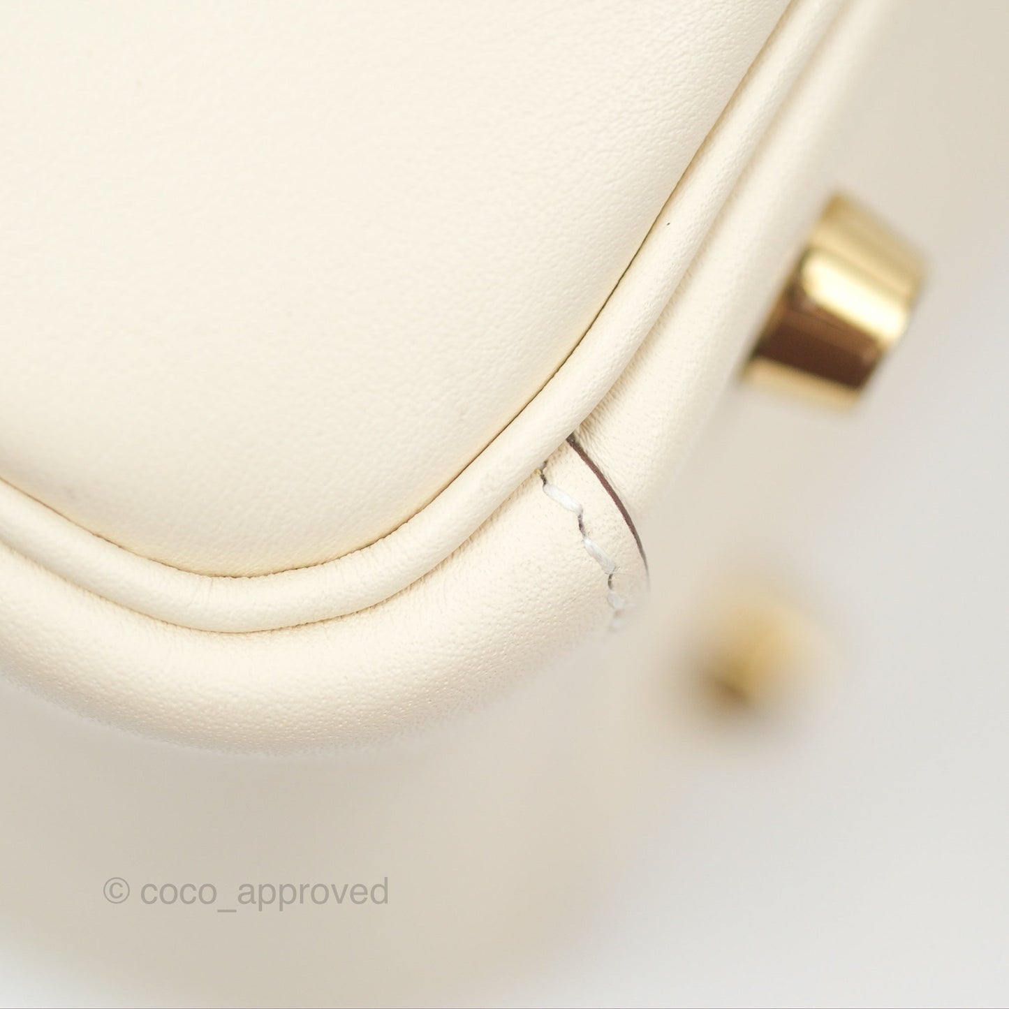 Hermès Lindy 26 Nata/Lime Swift Gold Hardware
