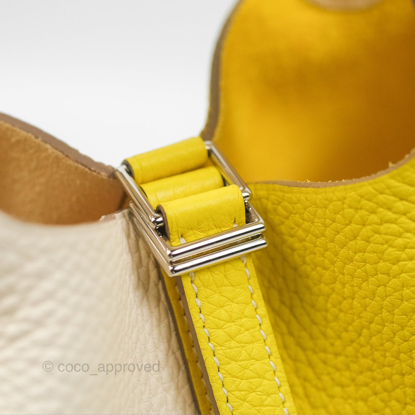 Hermes Picotin Lock 18 Lime 9R / Nata I2 Clemence Palladium Hardware