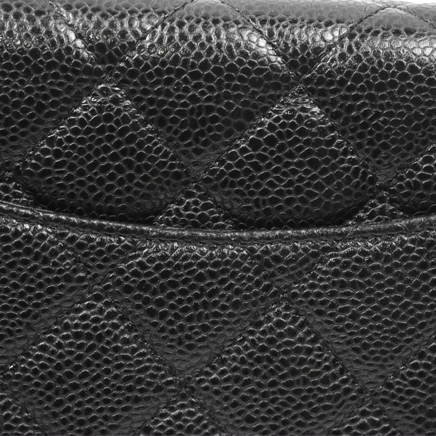 Chanel Quilted Classic Wallet On Chain WOC Black Caviar Gold Hardware
