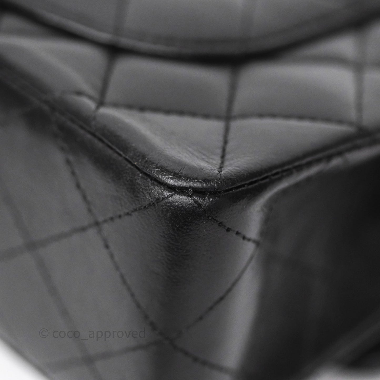 Chanel Small Classic Flap Quilted Black Lambskin Gold Hardware