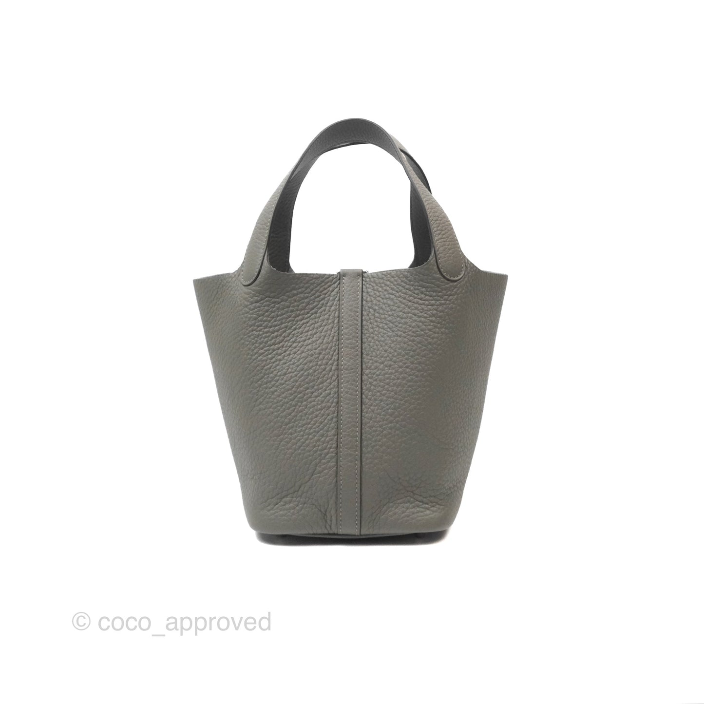 Hermès Picotin Lock 18 Gris Meyer 0L Clemence Palladium Hardware