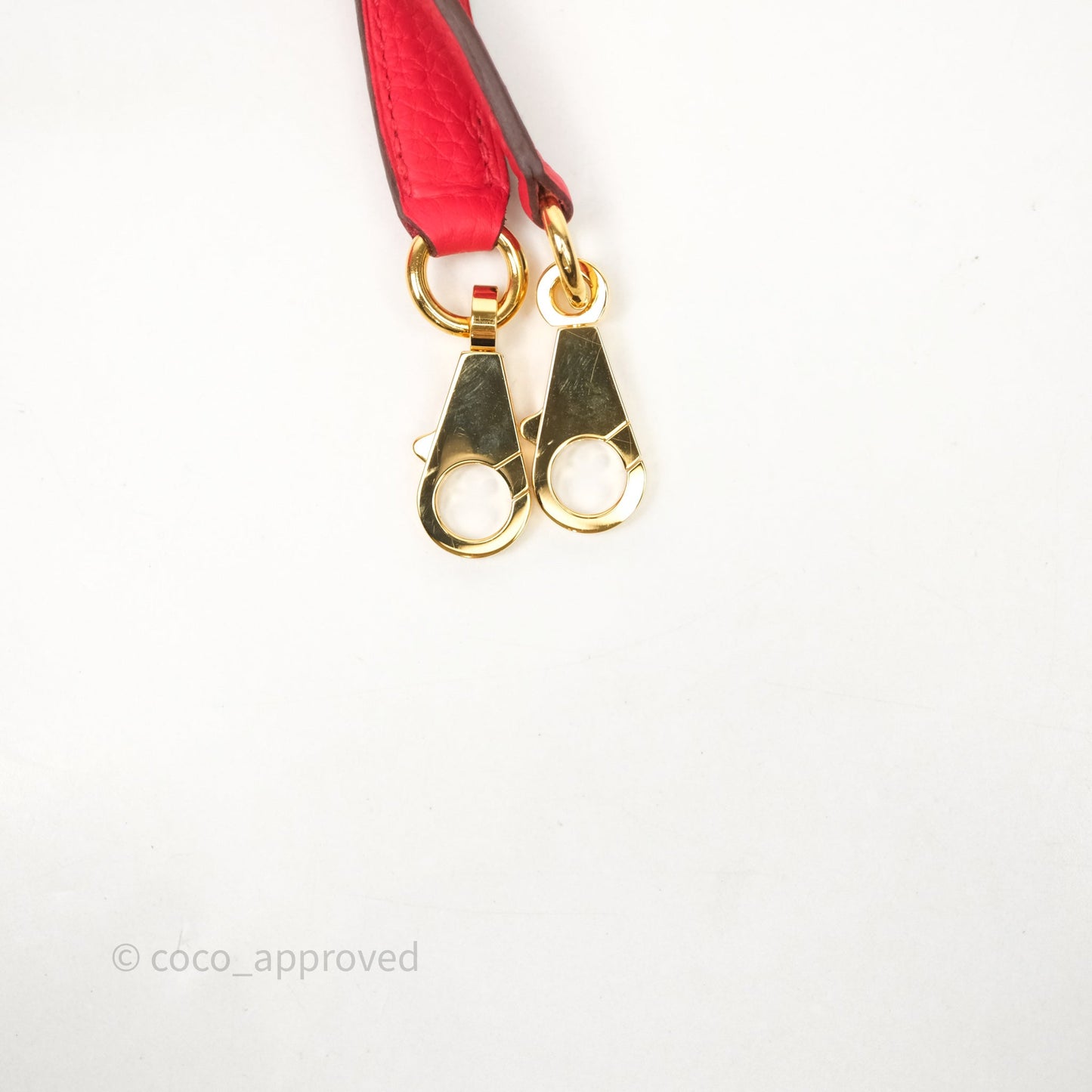 Hermès Bolide 31 Rouge Clemence Gold Hardware