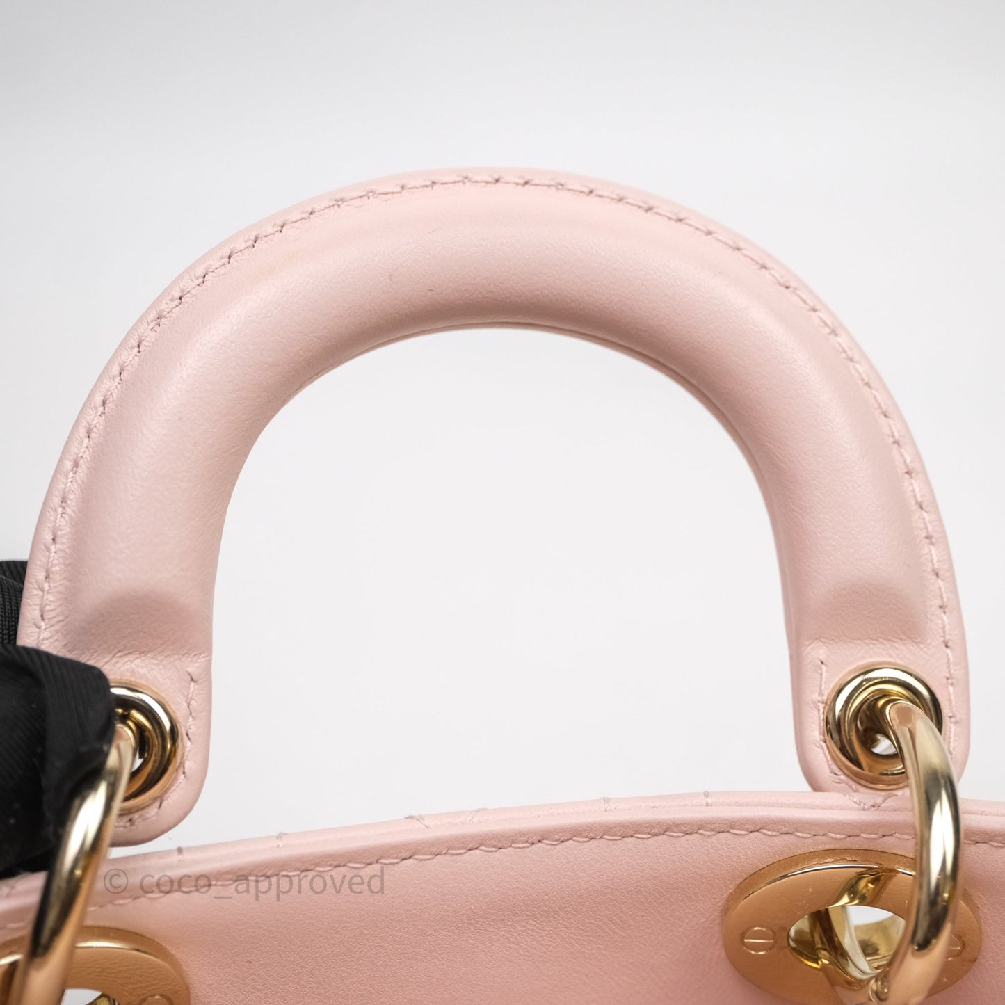 Dior Micro Lady D-Joy Bag Powder Pink Cannage Lambskin